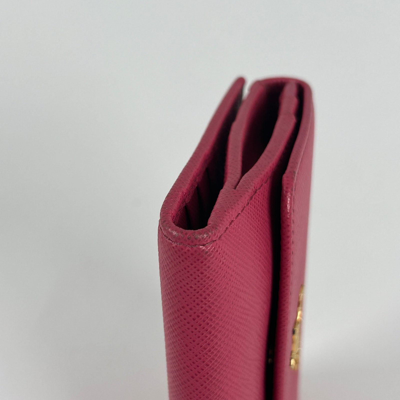 Prada Prada Small Saffiano Pink Wallet Size ONE SIZE - 10 Thumbnail