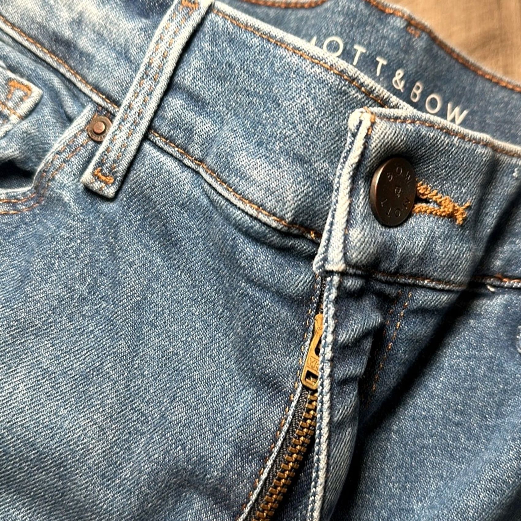 Mott & Bow Mott & Bow High Rise Skinny Jeans Women 28 Regular Blue 28x28 Size 28" / US 6 / IT 42 - 6 Thumbnail