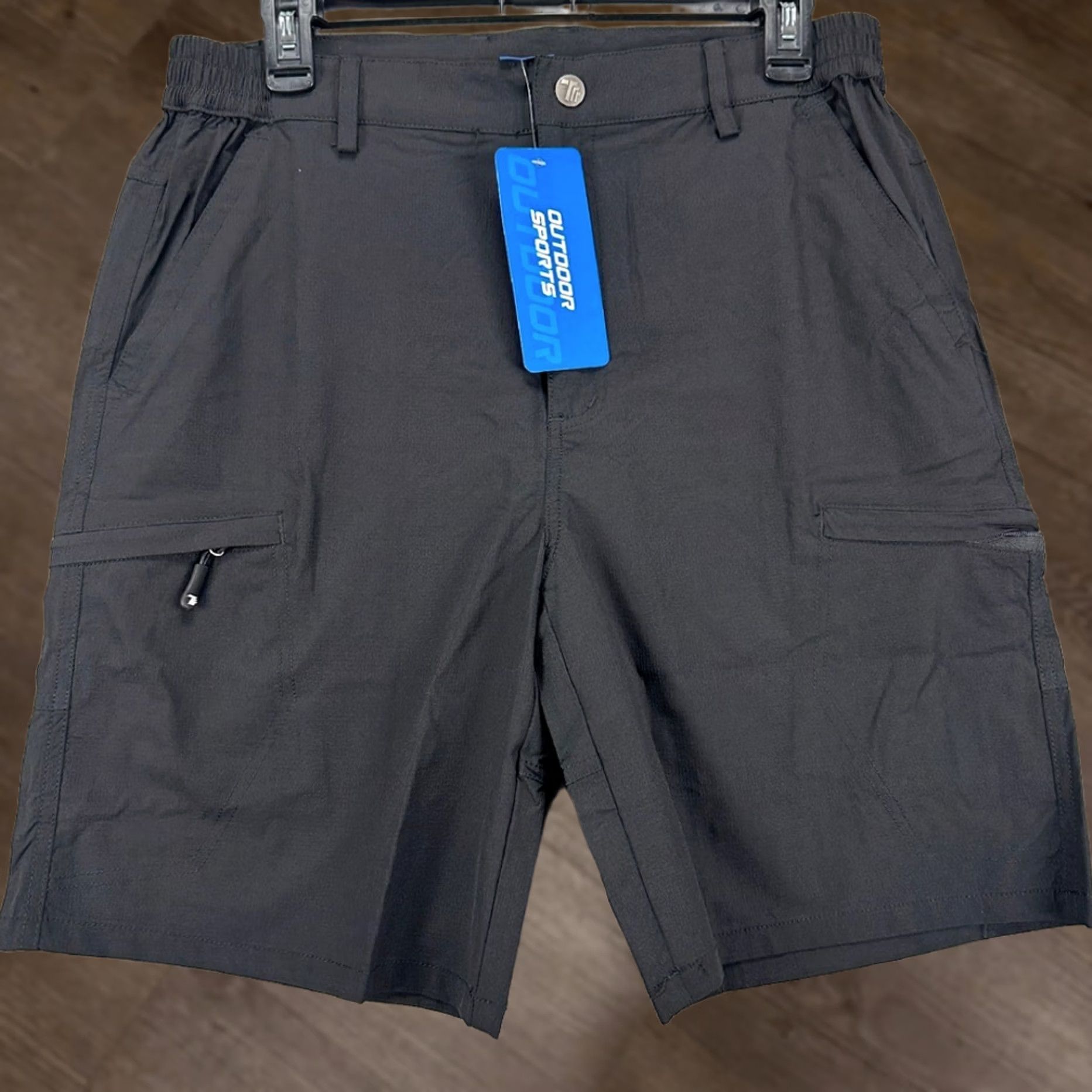 Vintage Outdoor Sports Cargo Hiking Shorts Mens 30 Black Nylon Blend Performance NEW Size US 30 / EU 46 - 1 Thumbnail