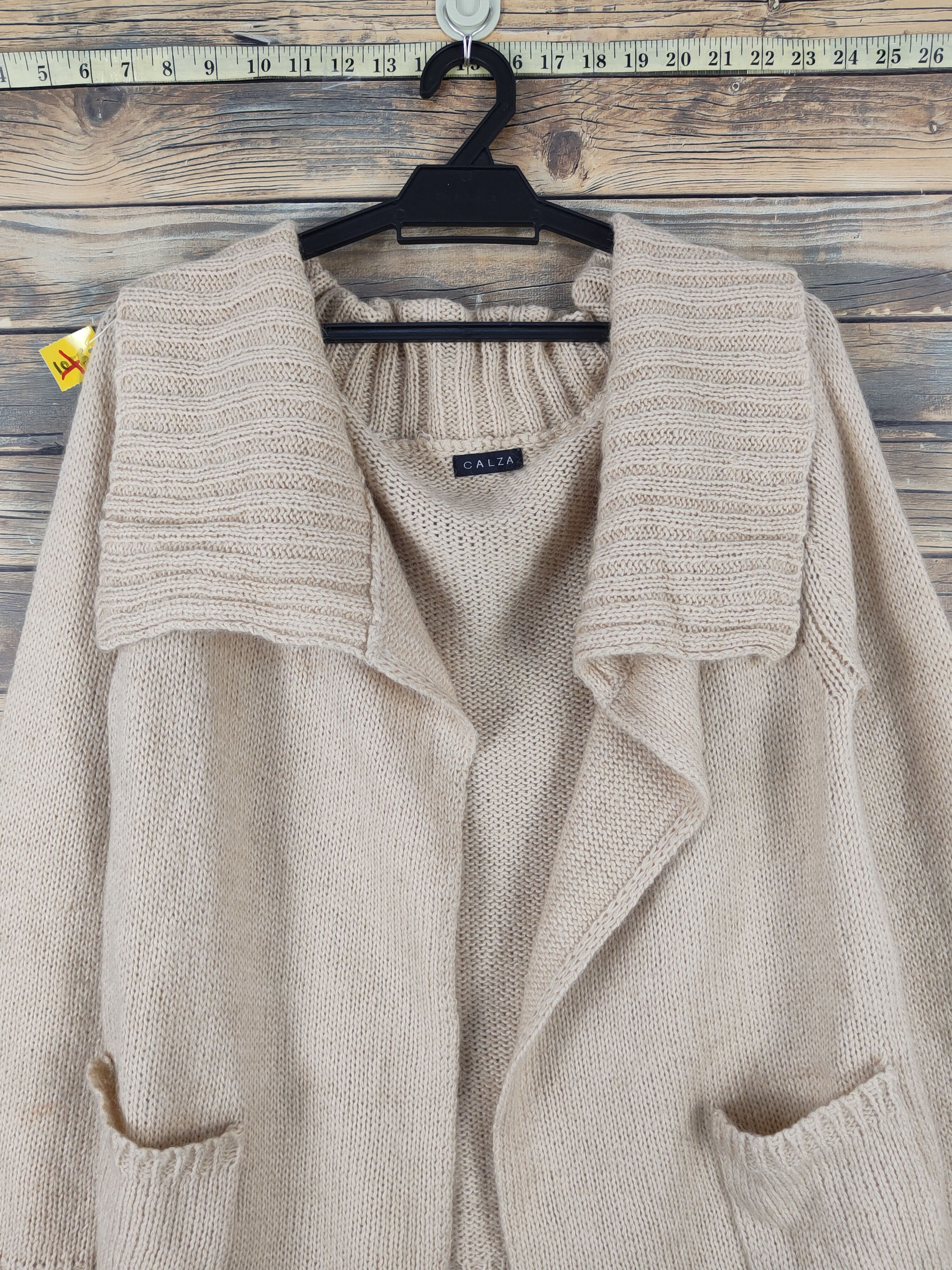 Homespun Knitwear × Japanese Brand Calza Brown Knitwear Cardigan #W1290 Size M / US 6-8 / IT 42-44 - 2 Thumbnail