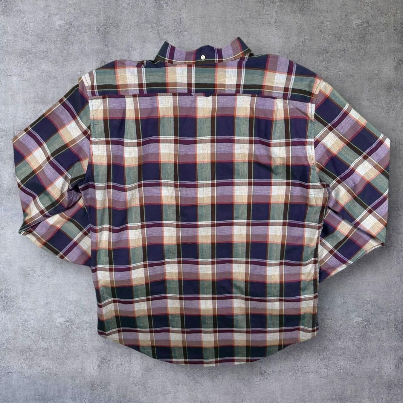 Gant GANT Shirt XXL Button-Down Heather Broadcloth Fitted Multi Check Long Sleeve Button-Up Mens Size US XXL / EU 58 / 5 - 2 Thumbnail
