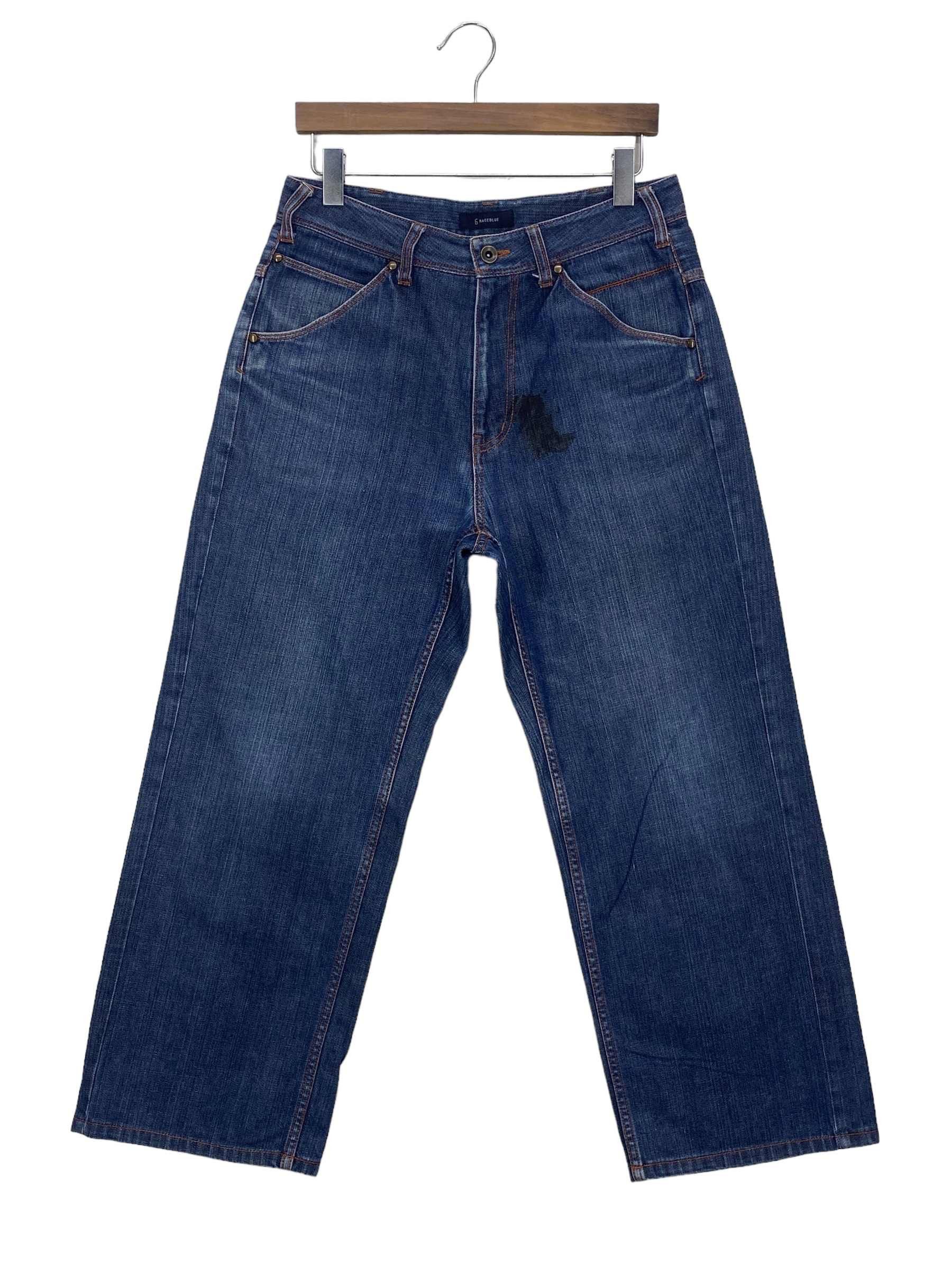 Japanese Brand Rageblue Japan Denim Japanese Brand Hickory Workwear Denim Size US 30 / EU 46 - 2 Thumbnail