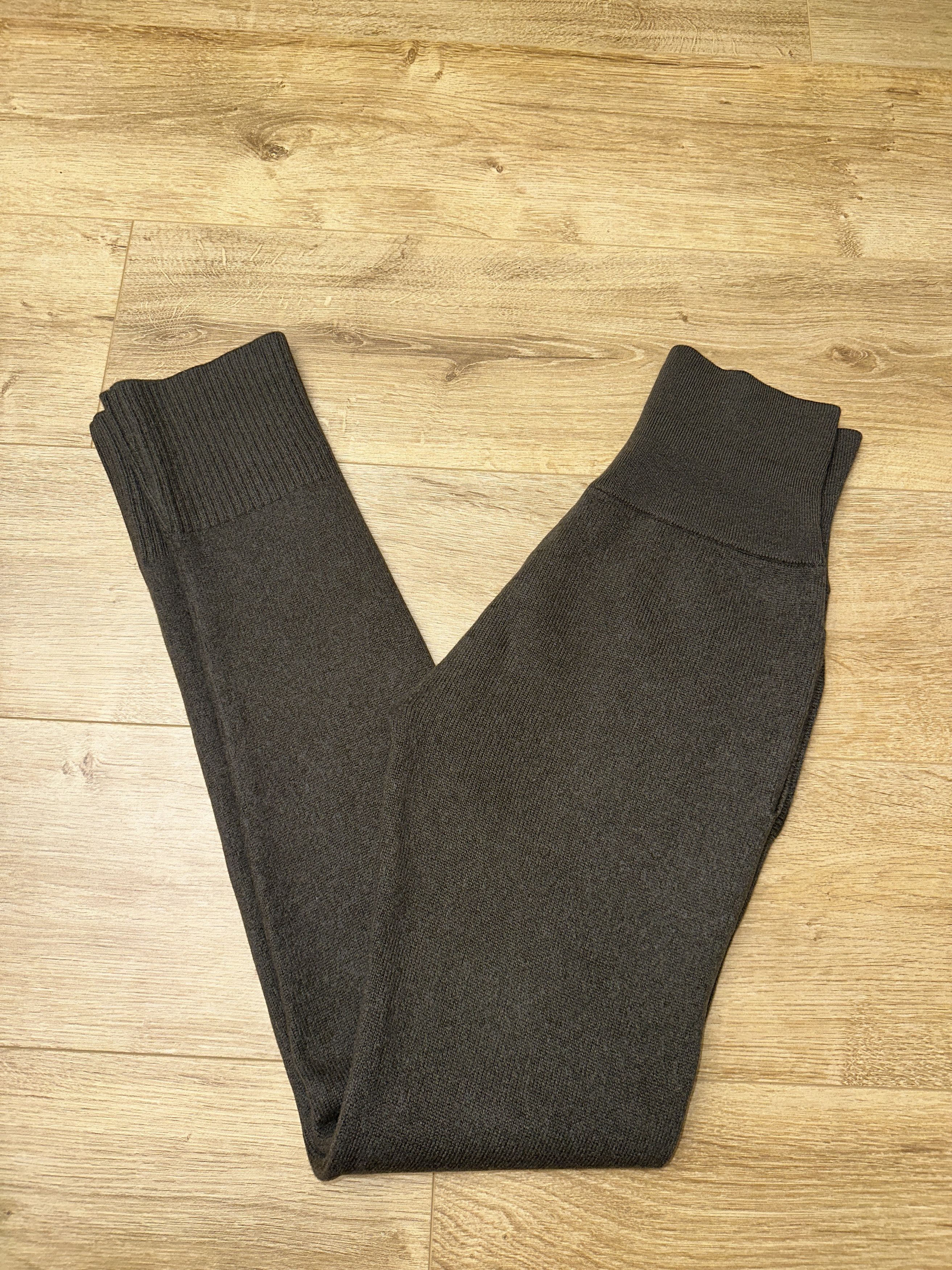 Hermes Hermès Cashmere Knit Jogger Pants Ribbed Waist Size 40 Size 27" / US 4 / IT 40 - 12 Thumbnail