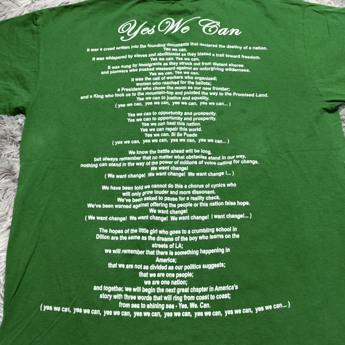 Vintage Barack Obama Yes We Can Shirt | Grailed