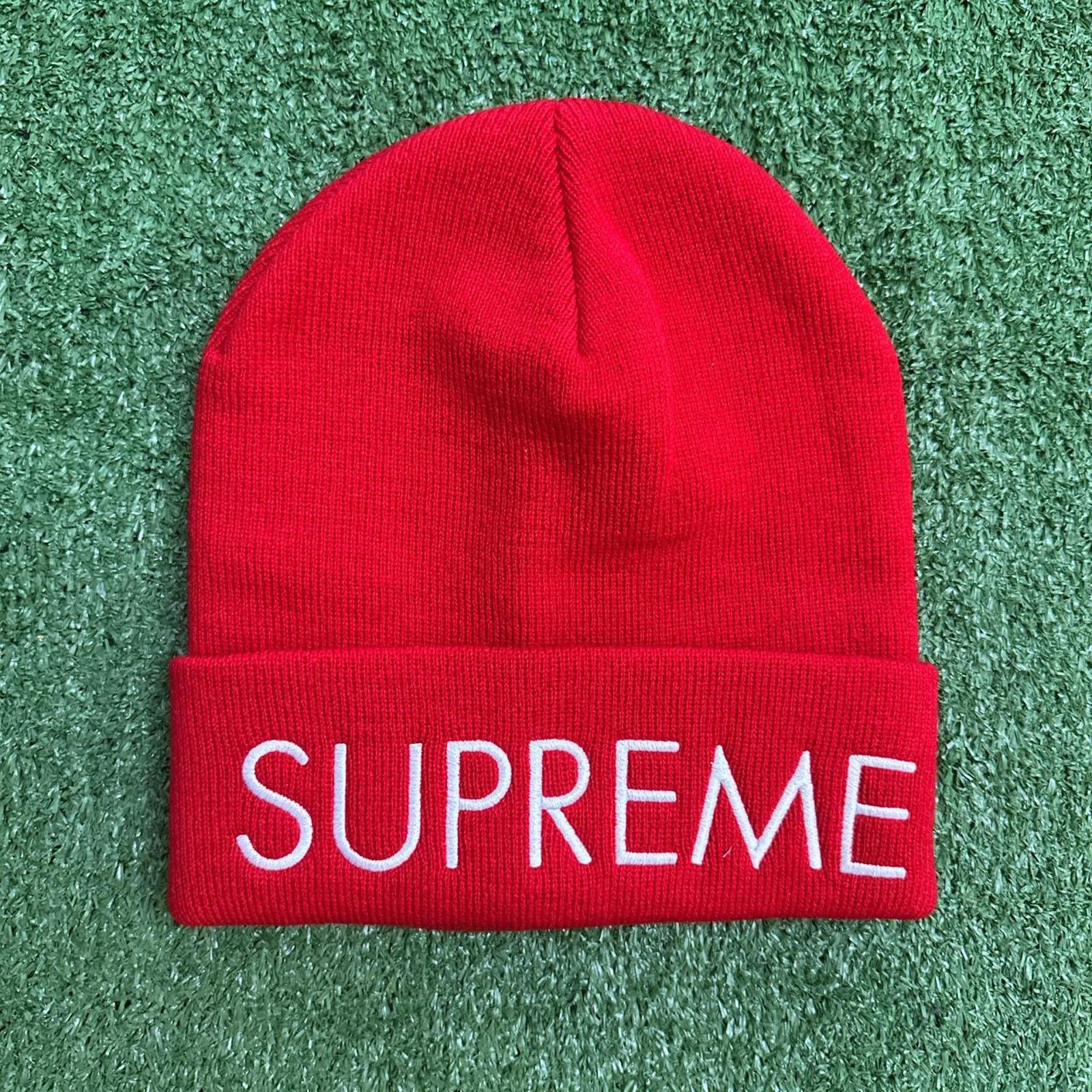 Supreme Supreme big logo beanie Size ONE SIZE - 1 Thumbnail