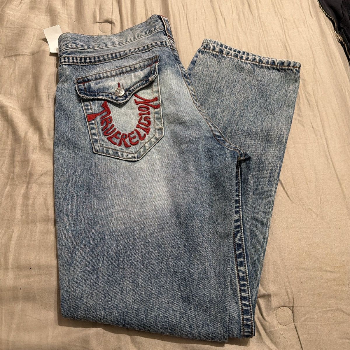 True Religion True Religion Ricky straight-leg denim "EREL." Size US 38 / EU 54 - 1 Thumbnail