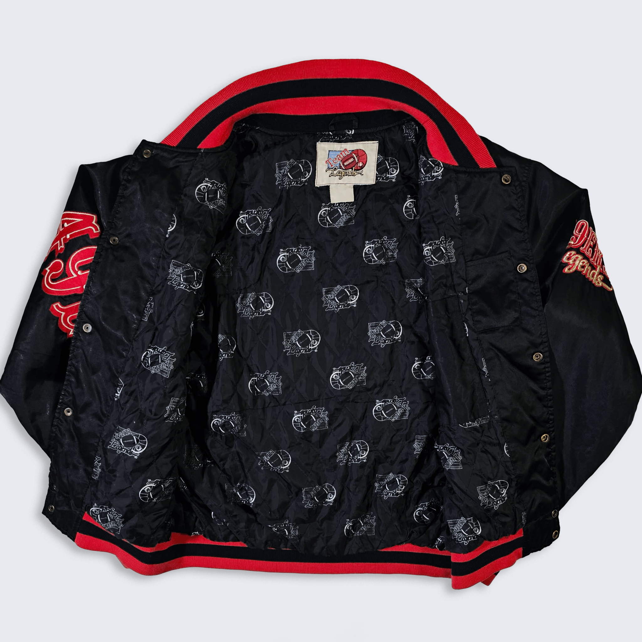 NFL San Francisco 49ers Vintage 90s Legends Satin Bomber Jacket Size US XXL / EU 58 / 5 - 3 Thumbnail