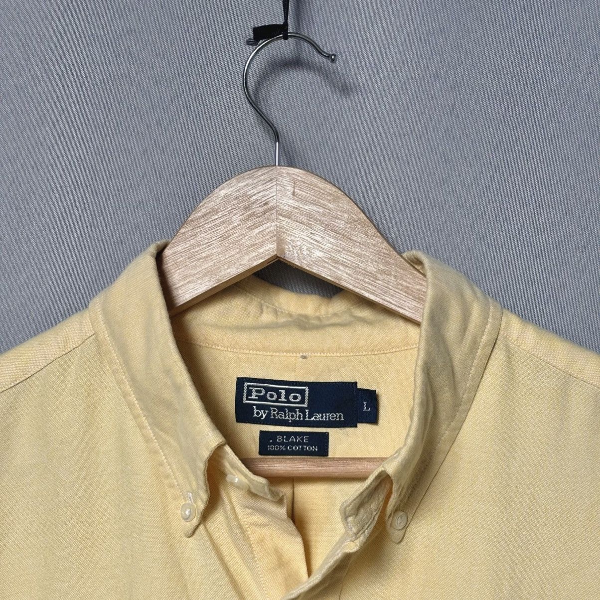 Polo Ralph Lauren Polo Ralph Lauren Blake cotton shirt yellow large vintage Size US L / EU 52-54 / 3 - 5 Thumbnail