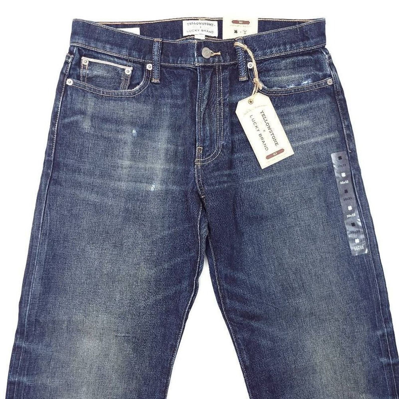 Lucky Brand NWT Lucky Brand Yellowstone 363 Vintage Jeans Mens 30x32 Size US 30 / EU 46 - 2 Thumbnail