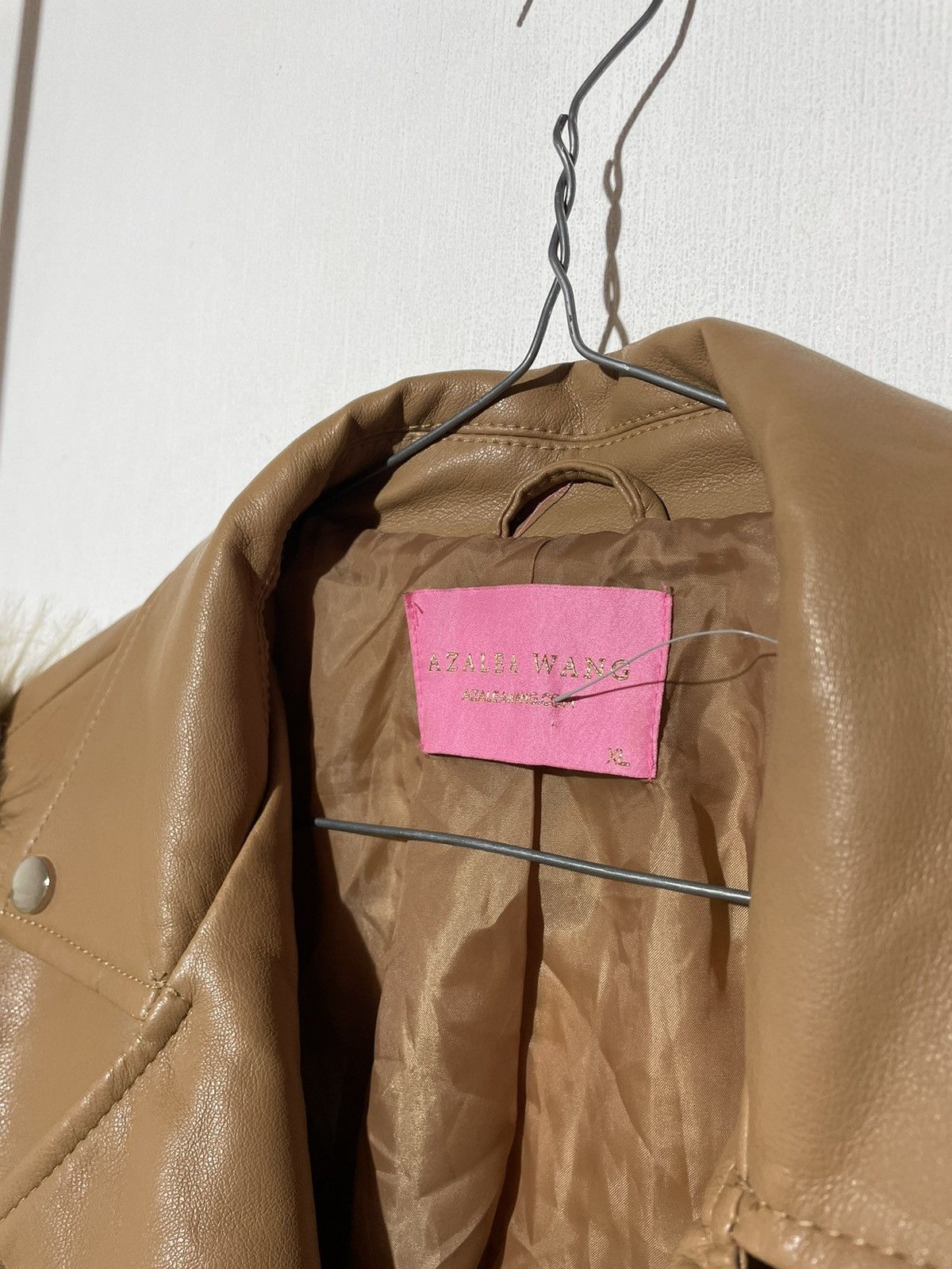 Vintage AZALEA WANG NOLLIE FAUX FUR ARMS MOTO JACKET Size M / US 6-8 / IT 42-44 - 7 Thumbnail