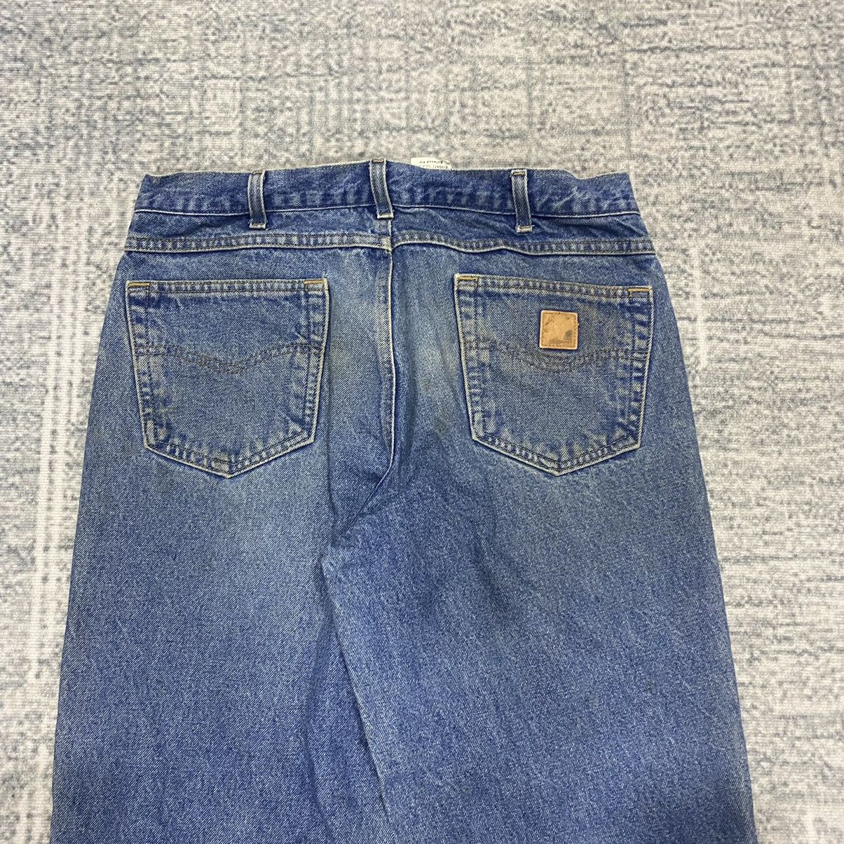 Carhartt × Vintage Sick☠️ Carhartt Workwear Denim Jeans 90s Size US 35 - 13 Thumbnail