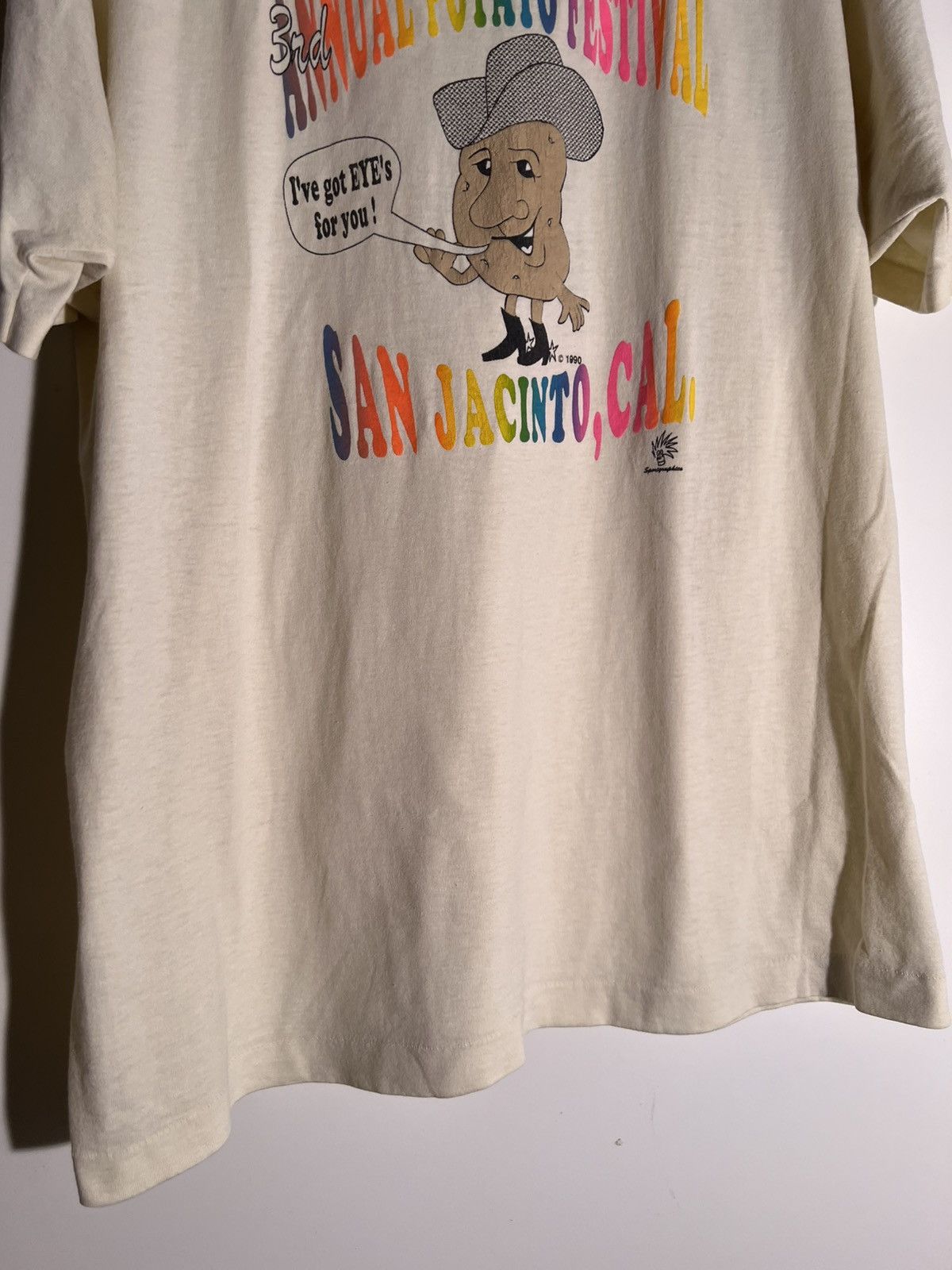 Vintage 90’s VTG Vintage San Jacinto Potato Festival Retro Tee Shirt Size US XL / EU 56 / 4 - 4 Thumbnail