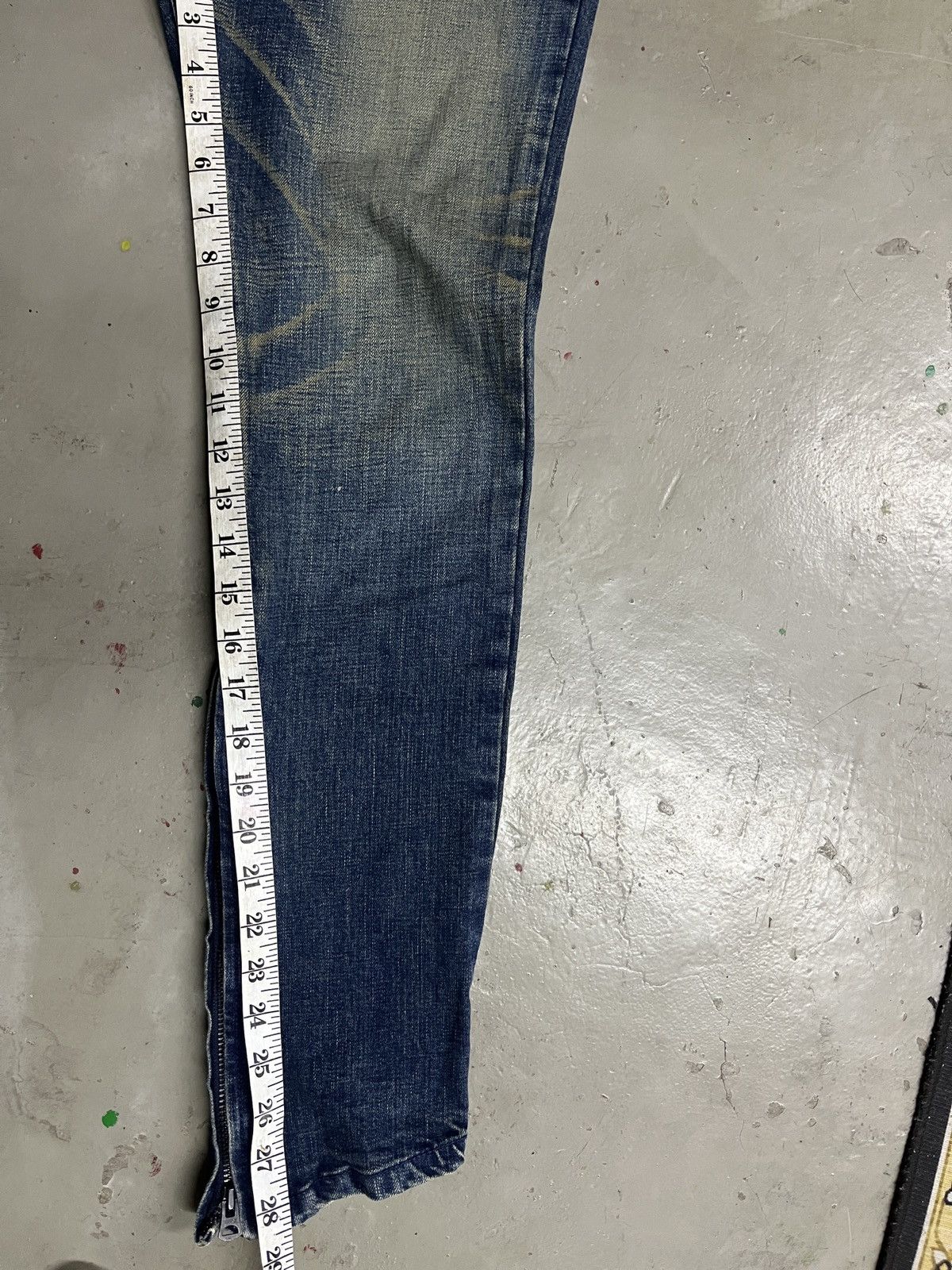 If Six Was Nine Ifsixwasnine Style Whiskered Asymmetrical Zipper Flare Pants Size US 32 / EU 48 - 9 Thumbnail