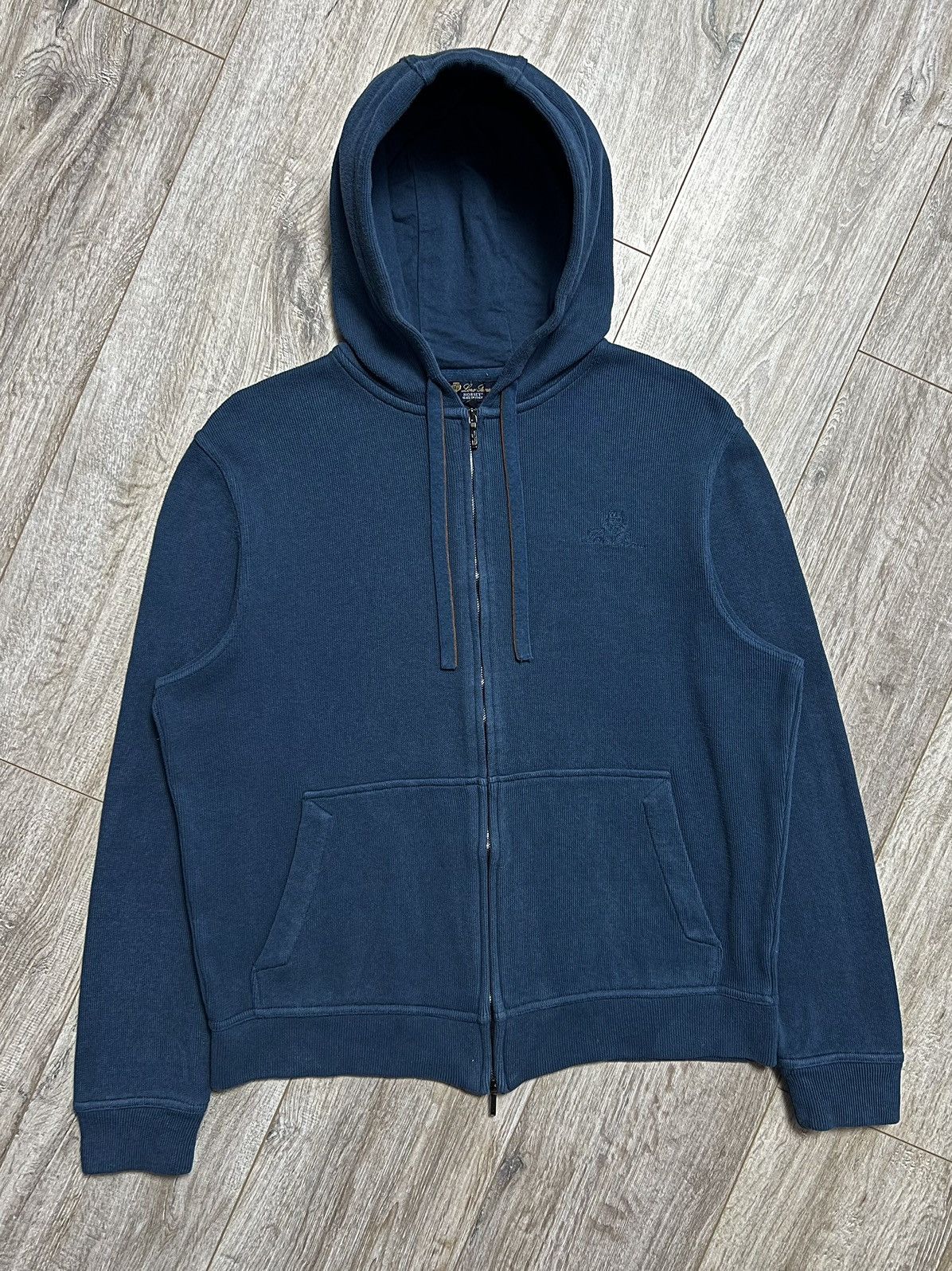Loro Piana LORO PIANA Sweatsuit Track Cotton Hoodie/Pants Set LP Logo Size US S / EU 44-46 / 1 - 8 Thumbnail