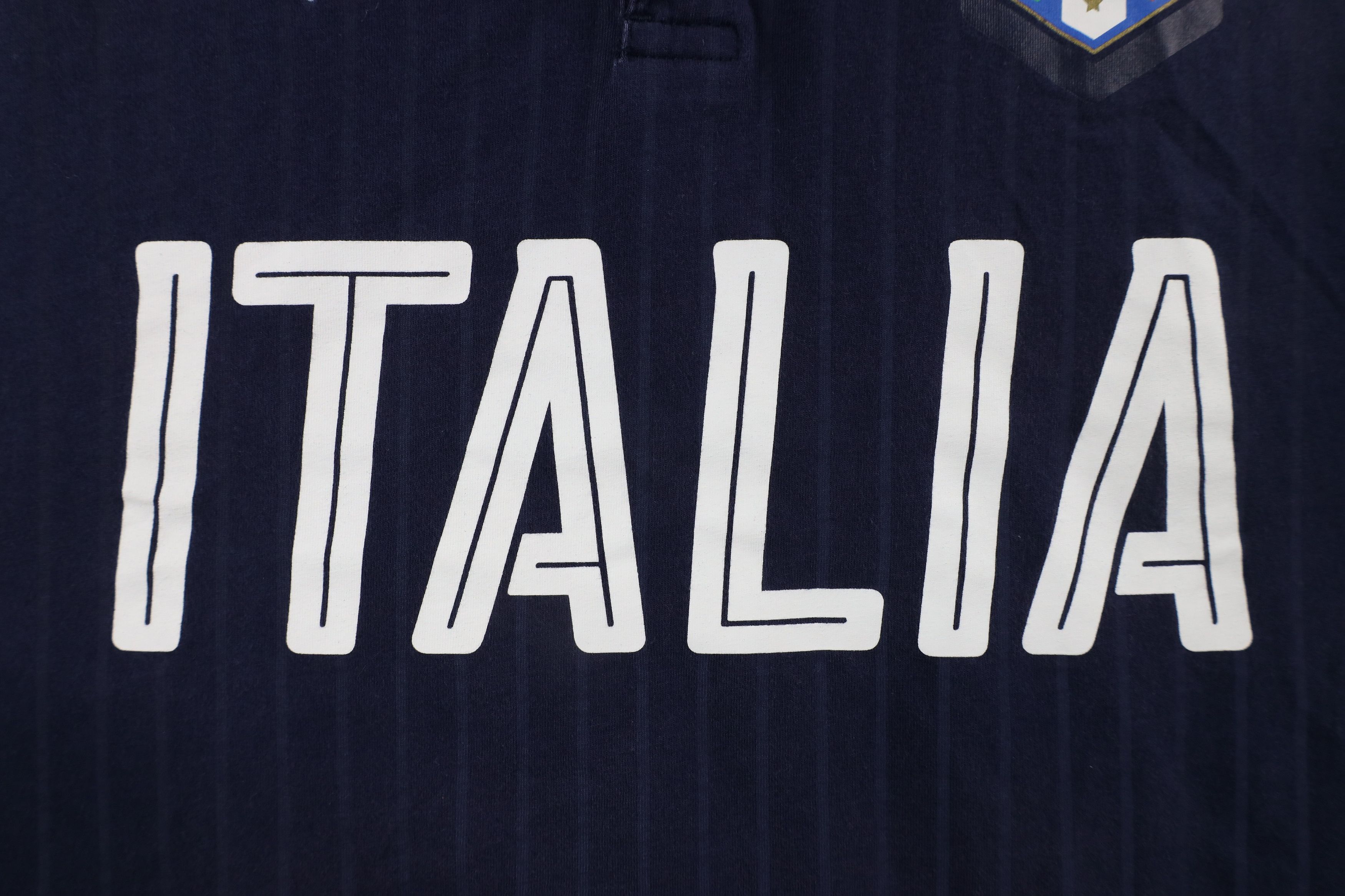 Puma × Vintage Vintage Puma Collared Italy Italia World Cup Soccer Jersey Size US L / EU 52-54 / 3 - 6 Thumbnail