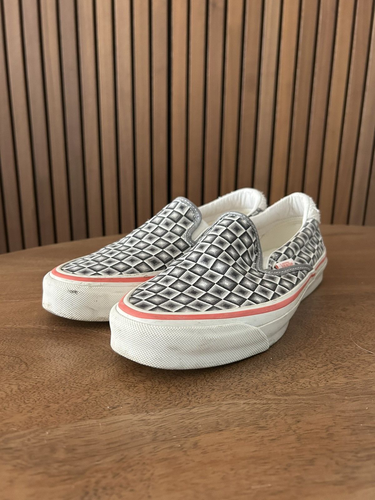 Madhappy × Vans Madhappy x Vans Checkered Slip-Ons Men’s 7.5 Size US 7.5 / EU 40-41 - 4 Thumbnail