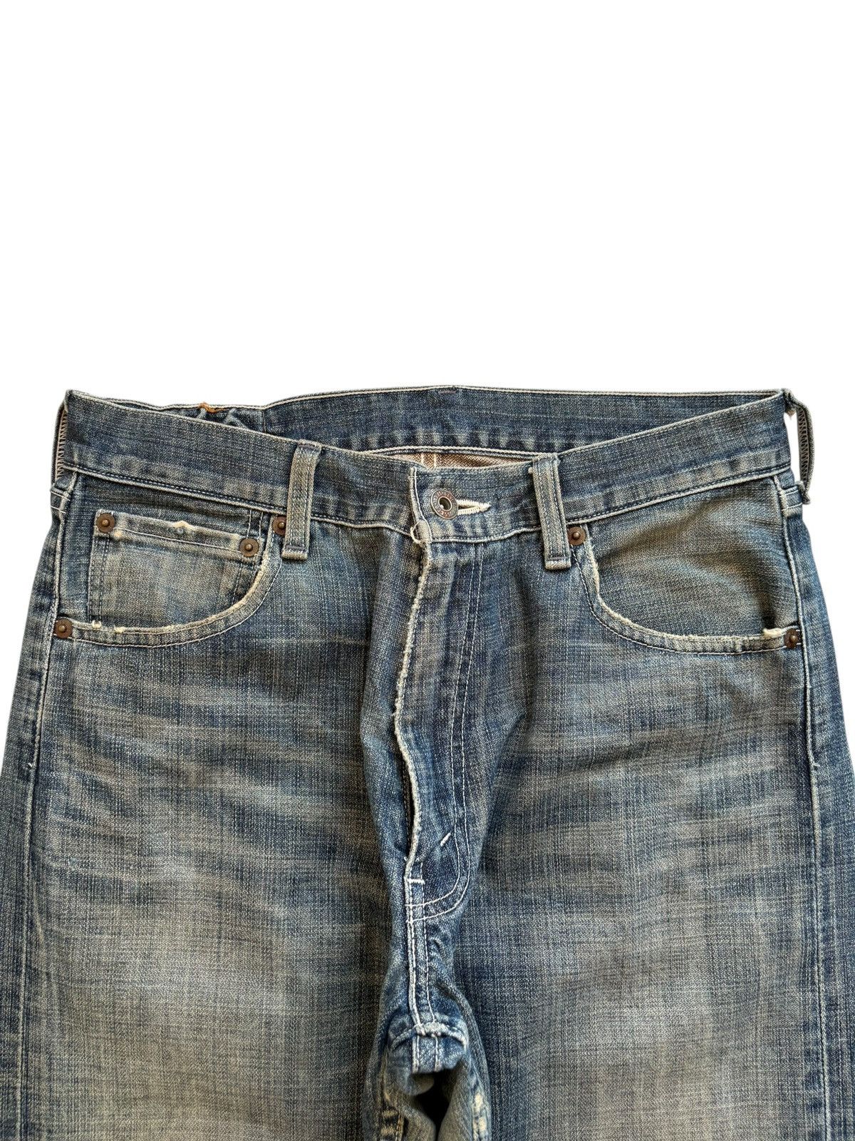 Levi's Vintage 90s Levis 503 Rusty Mud Wash Rip Loose Baggy Jeans Size US 29 - 4 Thumbnail