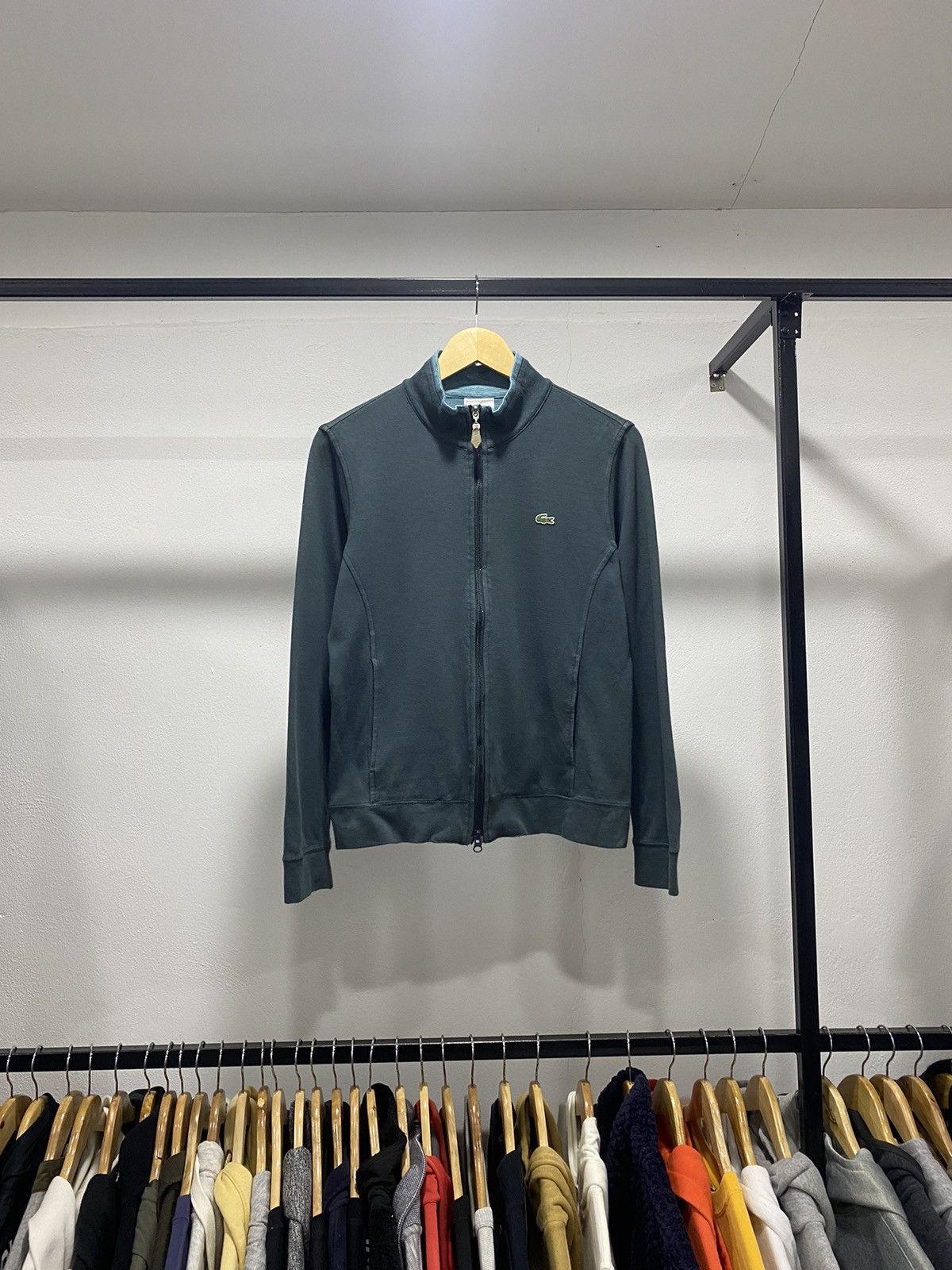 Designer × Lacoste × Vintage 💥Lacoste Zipper Sweater Golf Size S / US 4 / IT 40 - 2 Thumbnail