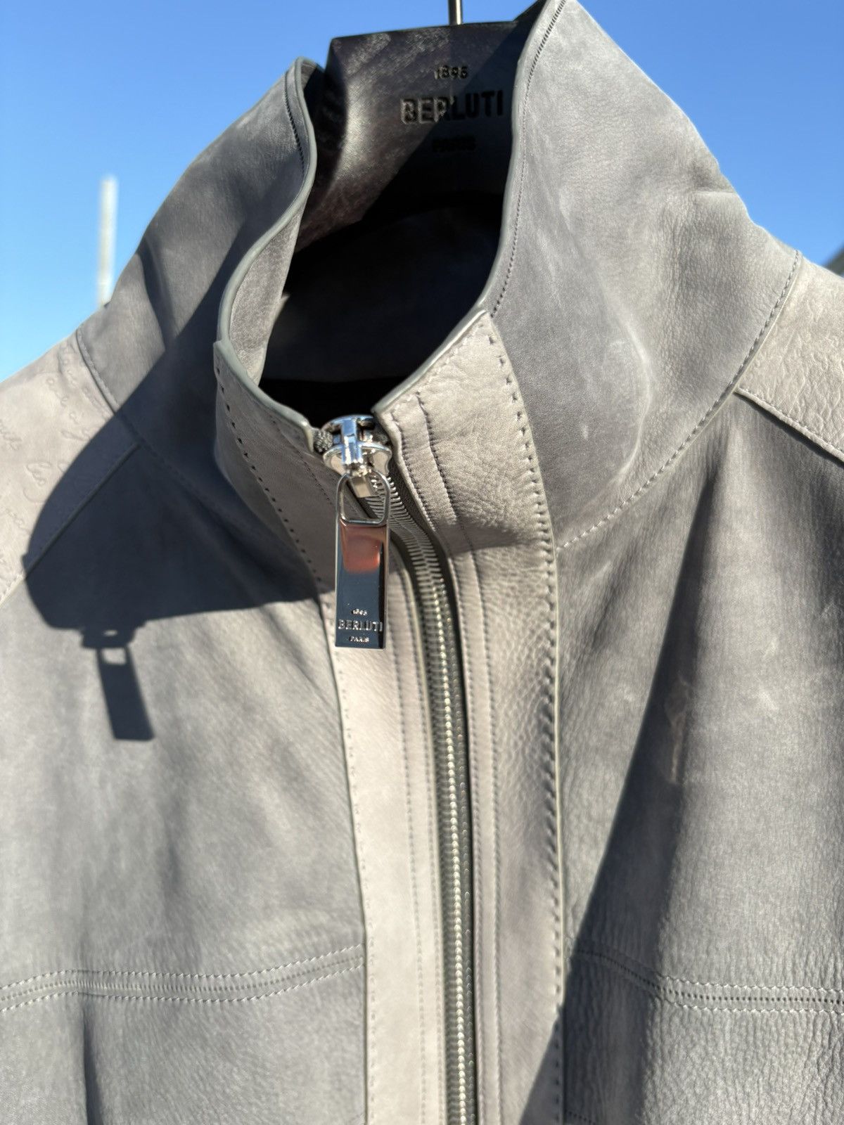 Berluti Berluti leather track jacket Size US M / EU 48-50 / 2 - 3 Thumbnail