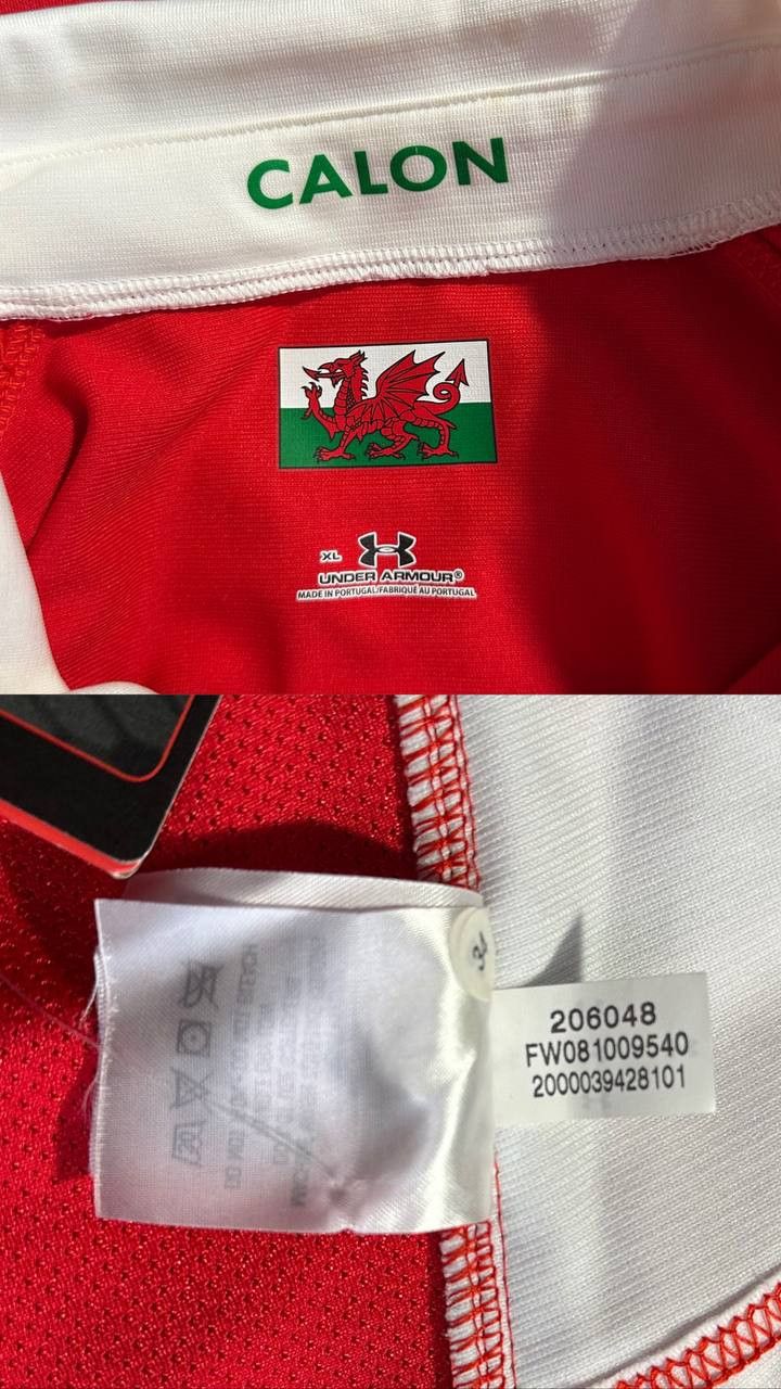Under Armour WRU Wales Rugby Union Brains SA Calon Under Armour Jersey Size US XL / EU 56 / 4 - 8 Thumbnail