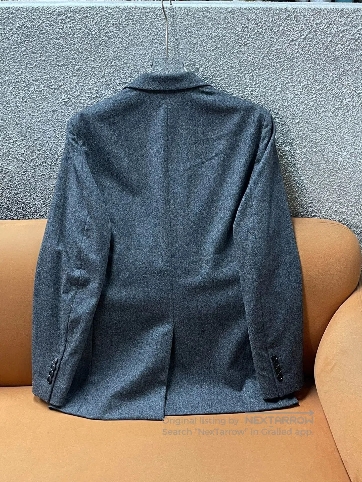 Hermes Hermès Gray Wool Men's Suit Jacket. Size US M / EU 48-50 / 2 - 2 Thumbnail