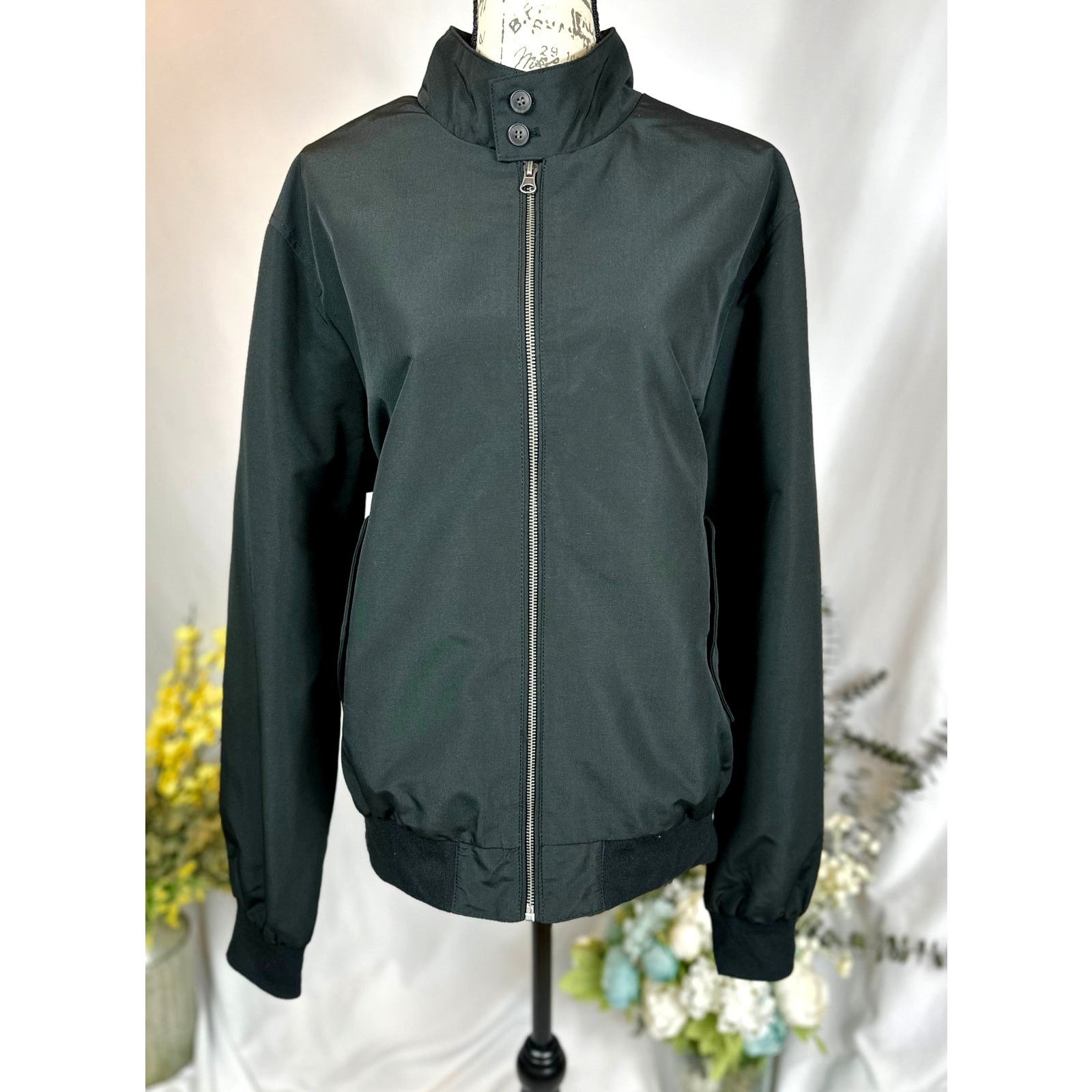 PIOMBO MP Piombo Men's Black Bomber Jacket Black XL Size US XL / EU 56 / 4 - 9 Thumbnail