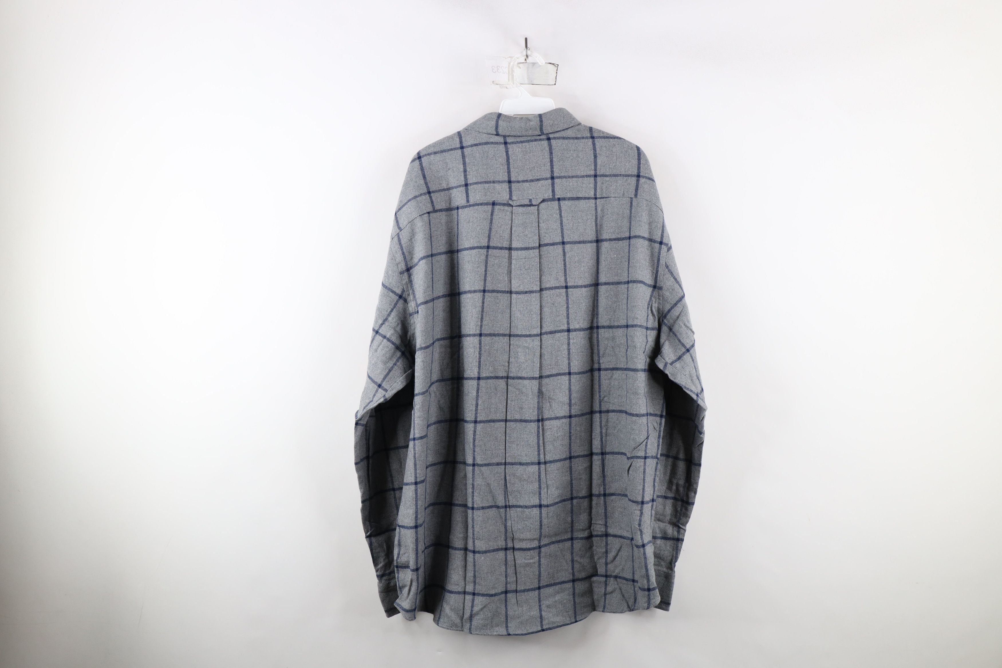 Vintage Deadstock Vintage Y2K Collared Button Down Shirt Plaid Size US XXL / EU 58 / 5 - 10 Thumbnail