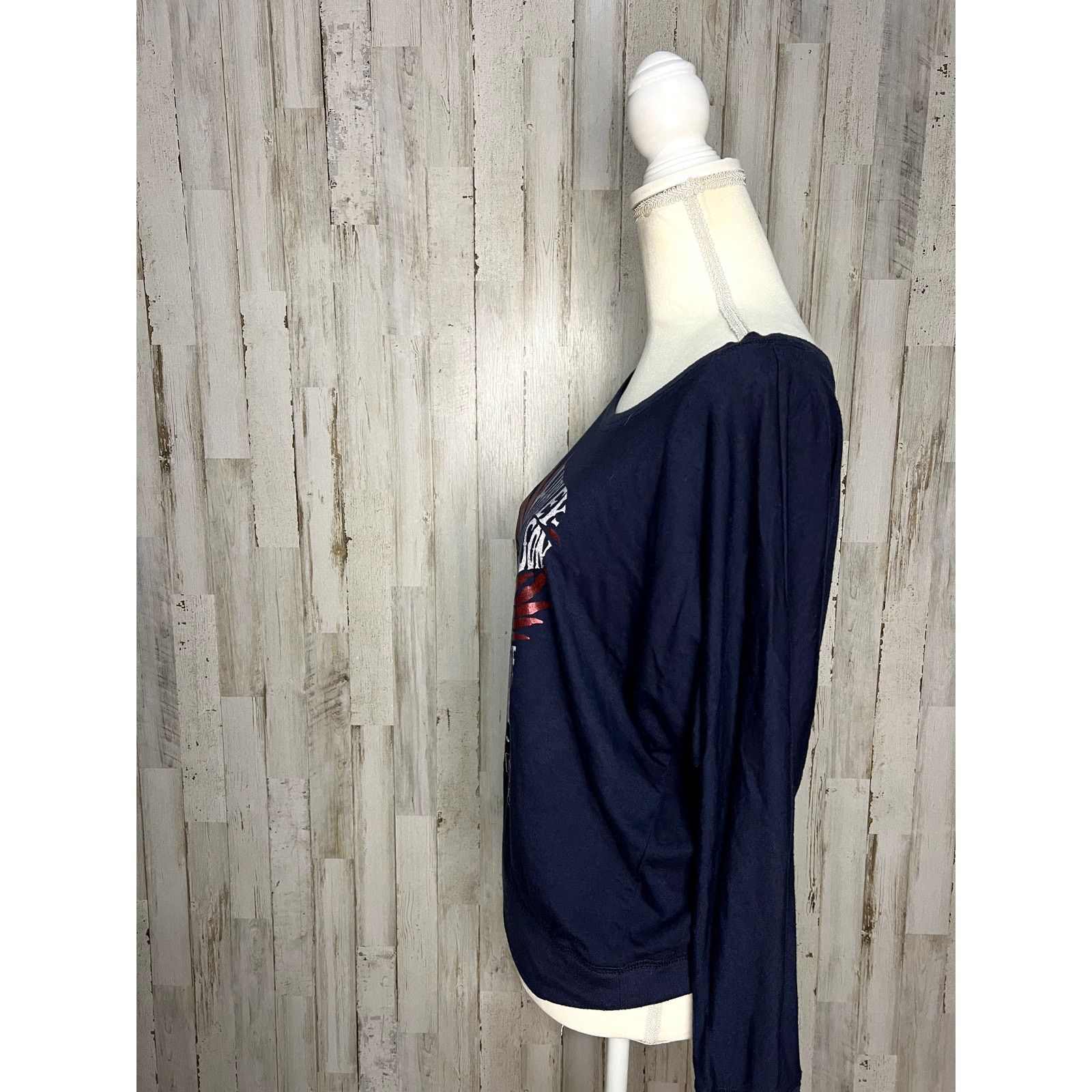Harley Davidson Harley-Davidson Women's Large Long Sleeve Graphic T-Shirt Size L / US 10 / IT 46 - 5 Thumbnail