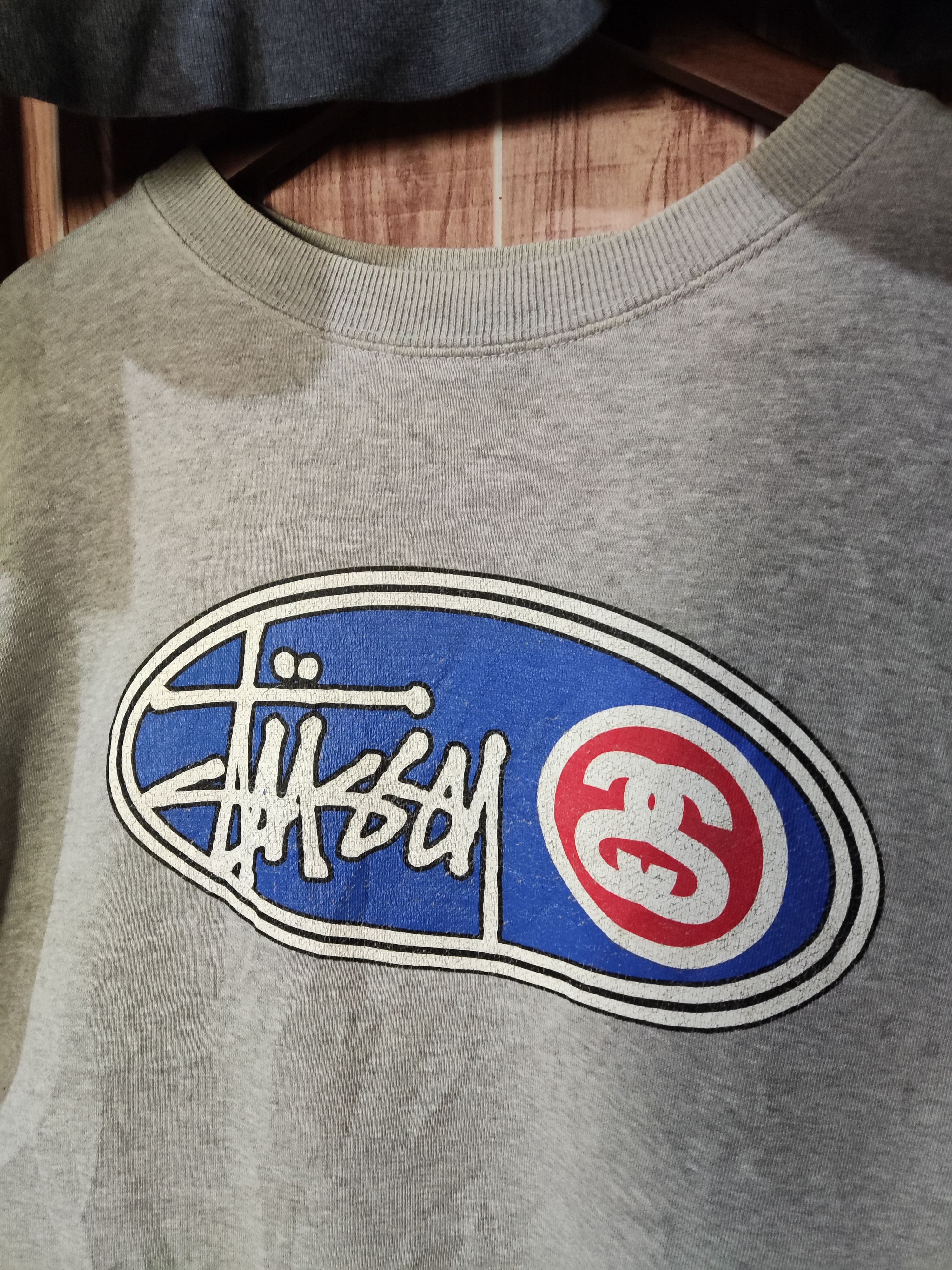 Stussy Rare Stussy x vintage Double S Oval Logo crewneck Size US M / EU 48-50 / 2 - 5 Thumbnail