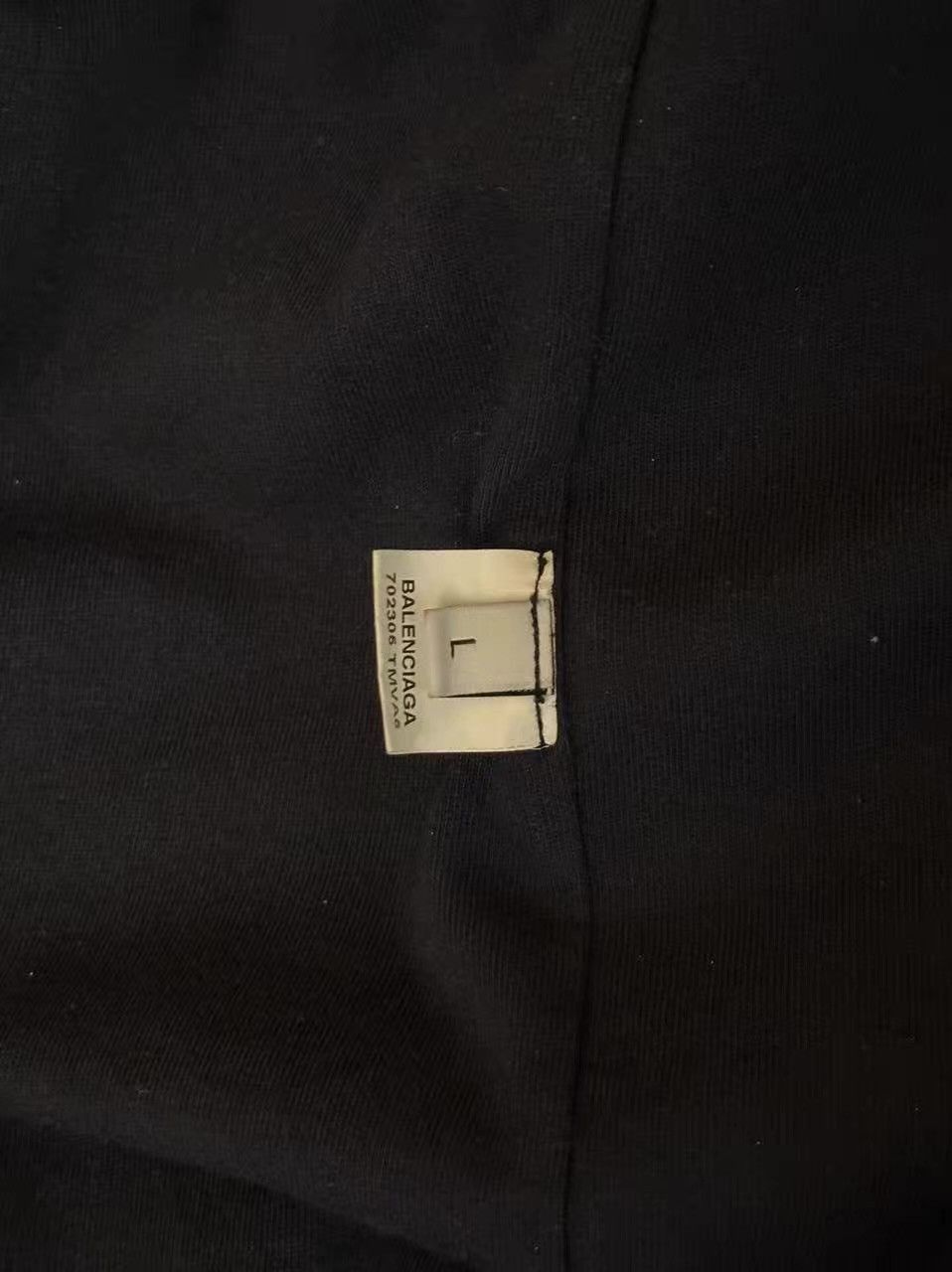 Balenciaga Black Zip-Up Light Jacket with White Trim Size US L / EU 52-54 / 3 - 4 Thumbnail