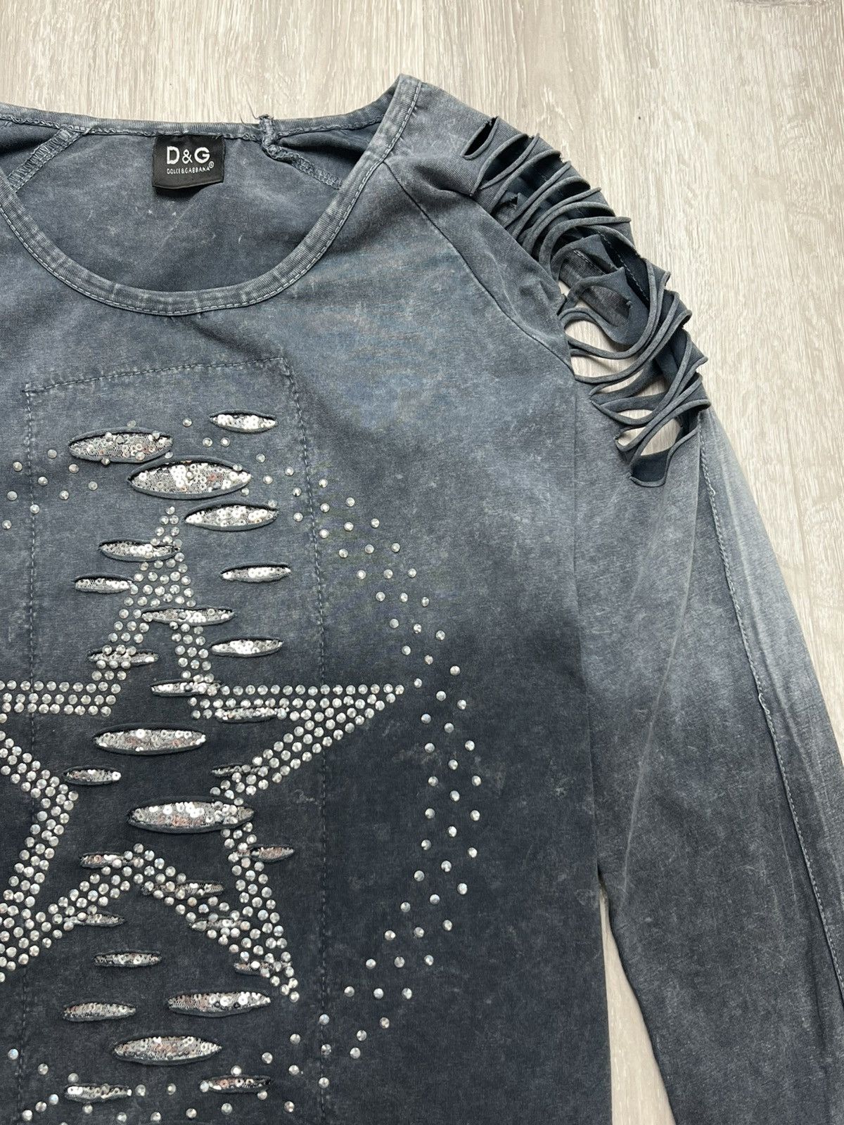 Dolce & Gabbana Dolce Gabbana vintage avant-garde y2k long sleeve Size L / US 10 / IT 46 - 4 Thumbnail