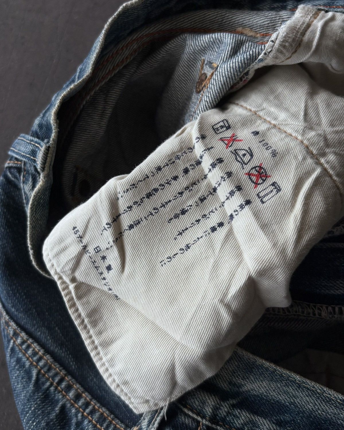 45rpm R by 45rpm Selvedge Washed Denim Jeans Size US 29 - 7 Thumbnail