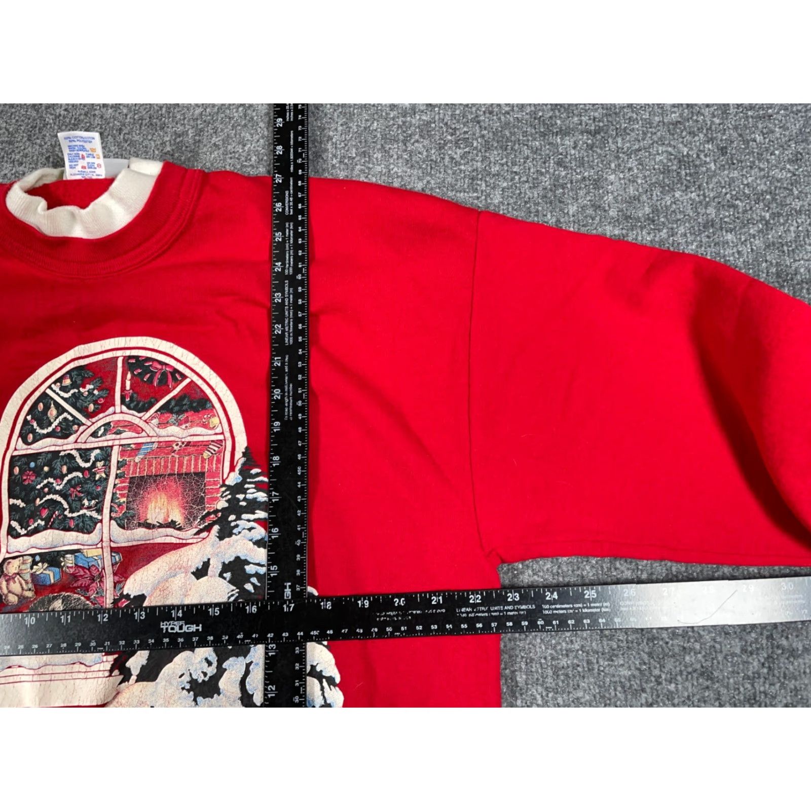Vintage VINTAGE Morning Sun Cat Sweatshirt Adult XL Red Double Collar Grandma Festive Shirt Size XL / US 12-14 / IT 48-50 - 5 Thumbnail
