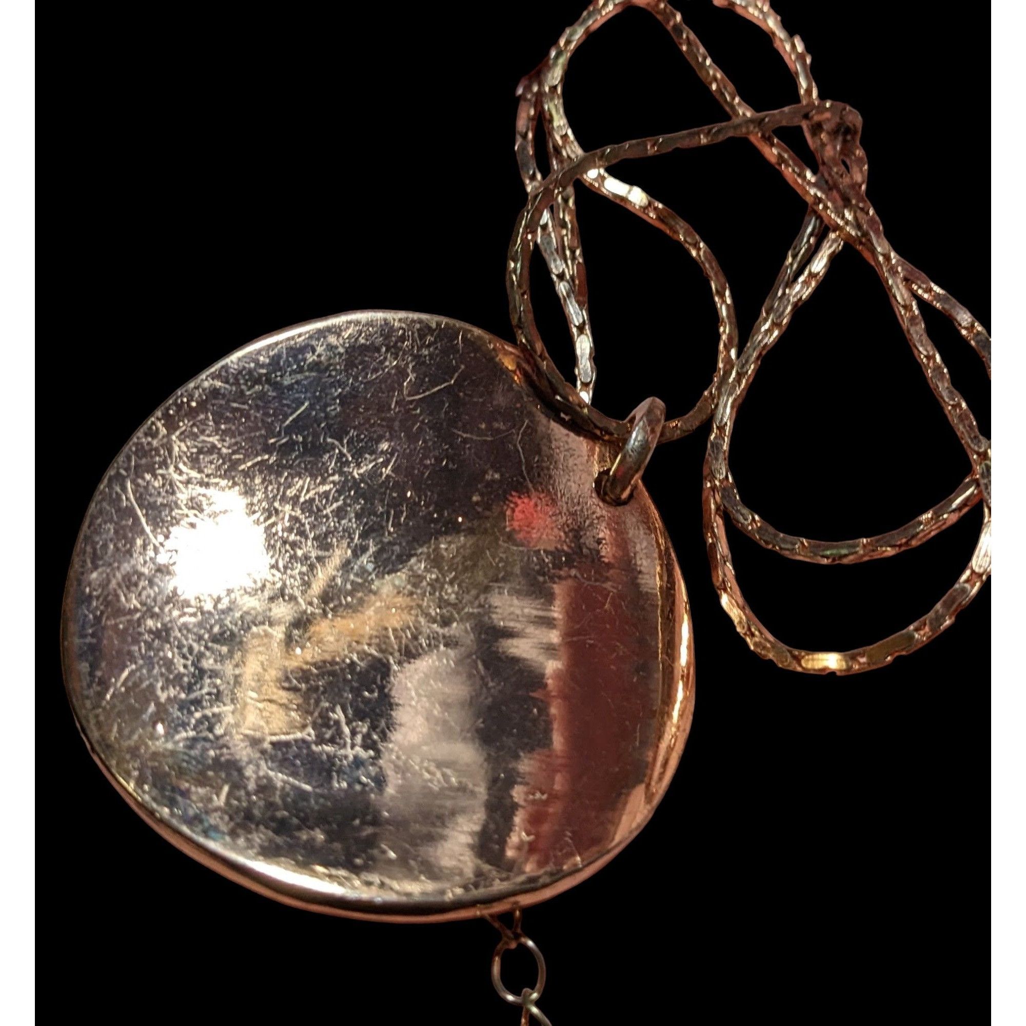 Other Gold And Yellow Enamel Rhinestone Pendant Necklace Size ONE SIZE - 6 Thumbnail