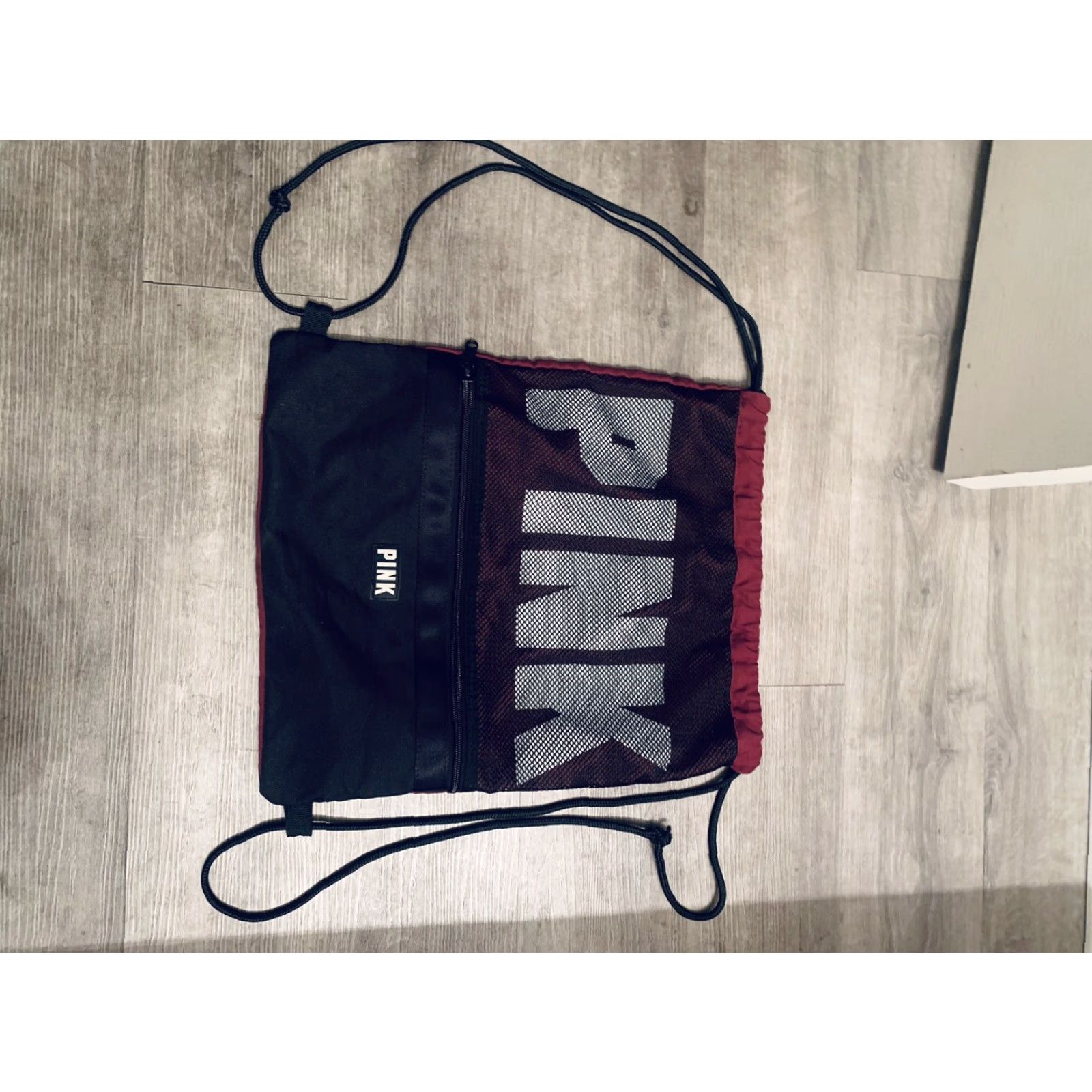 Pinko VINTAGE Victoria's Secret pink mini Backpack Burgundy logo Backpack Women Mini Burgundy logo PINK Women Backpack Size ONE SIZE - 2 Thumbnail