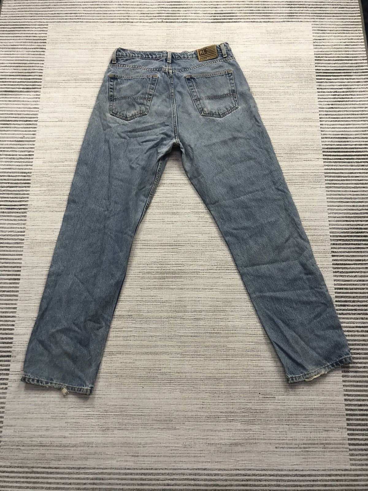 Polo Ralph Lauren × RRL Ralph Lauren × Ralph Lauren Rare Ralph Laurent Distressed Denim Jeans Size US 34 / EU 50 - 6 Thumbnail