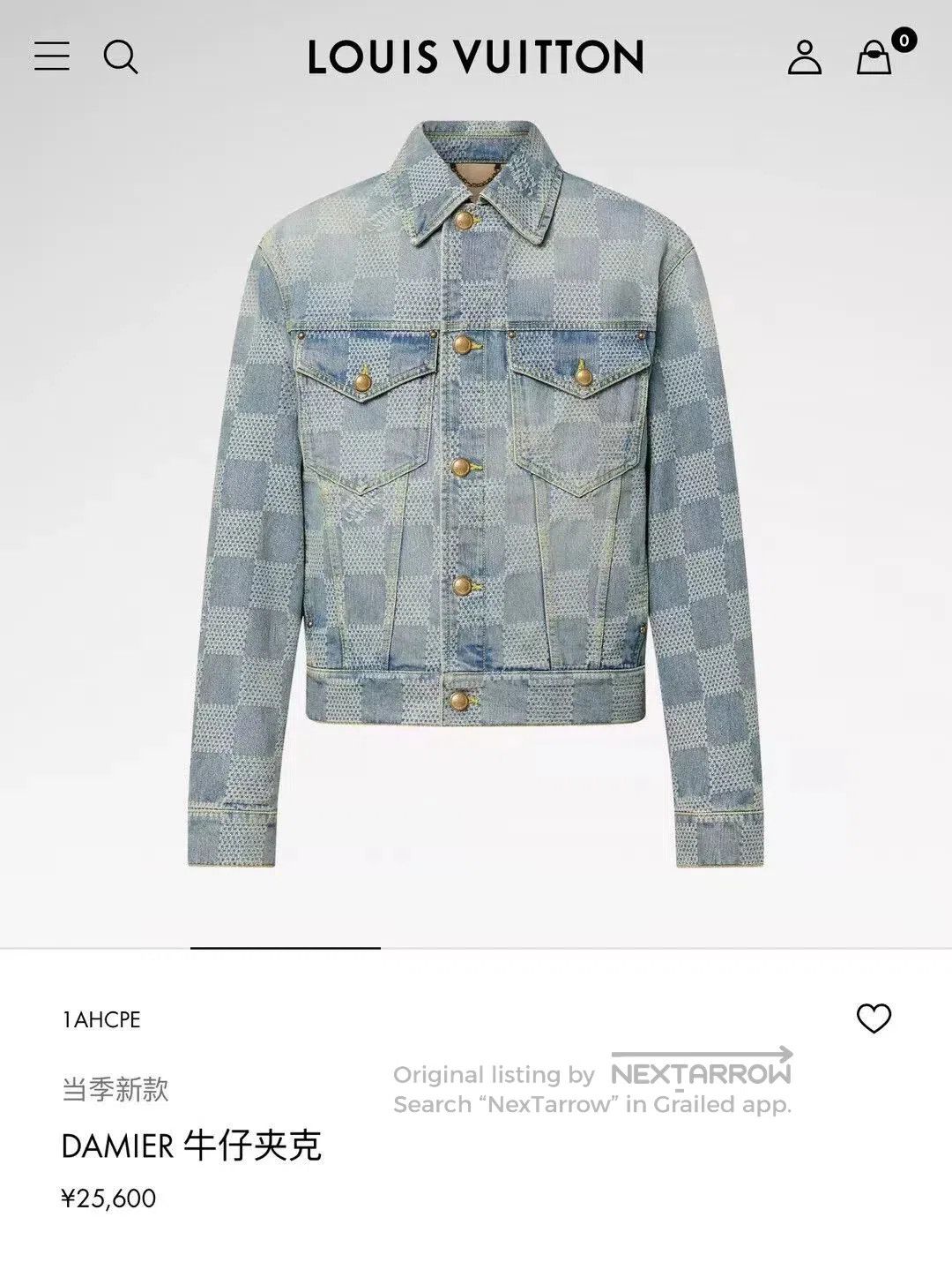 Louis Vuitton louis vuitton checkered denim jacket size 48. Size US L / EU 52-54 / 3 - 5 Thumbnail