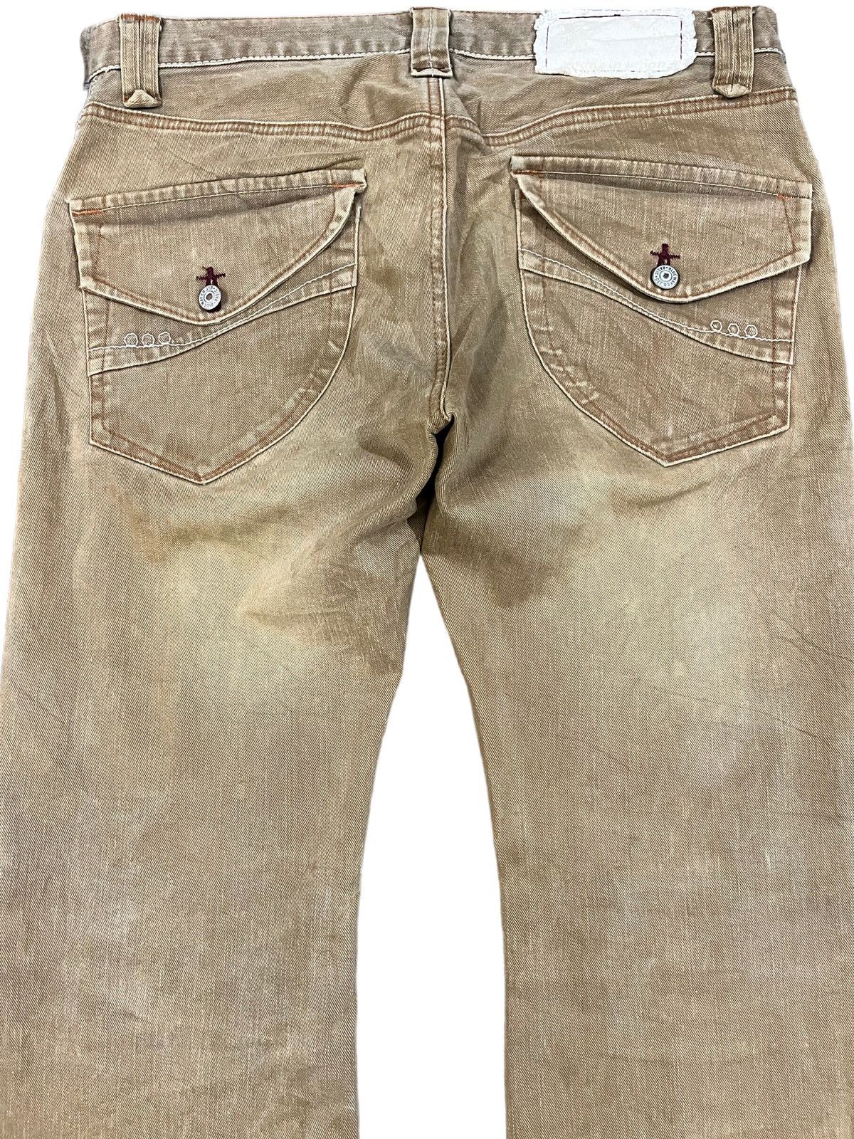Beauty Beast × Blue Blue Japan Vintage Blue Way Flare Denim Size US 35 - 6 Thumbnail