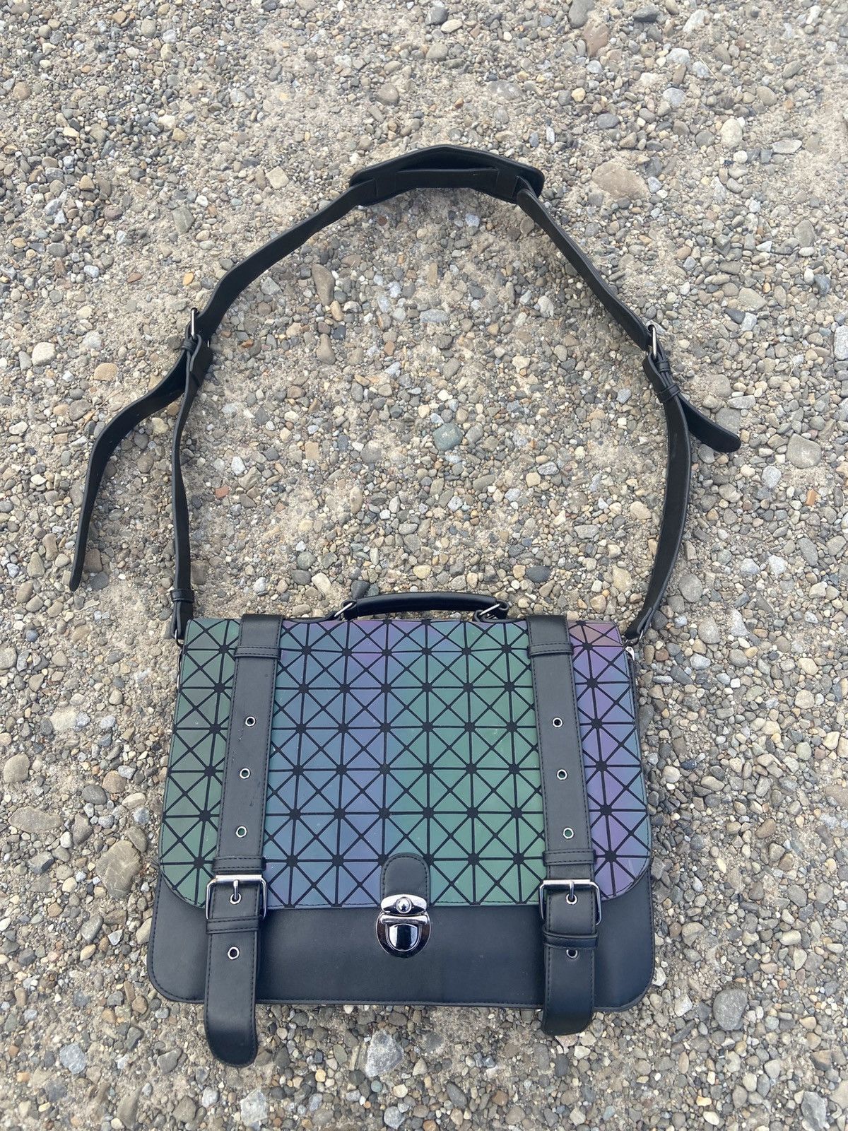 Avant Garde Issey Miyake Diesel style Y2K Distressed Bag