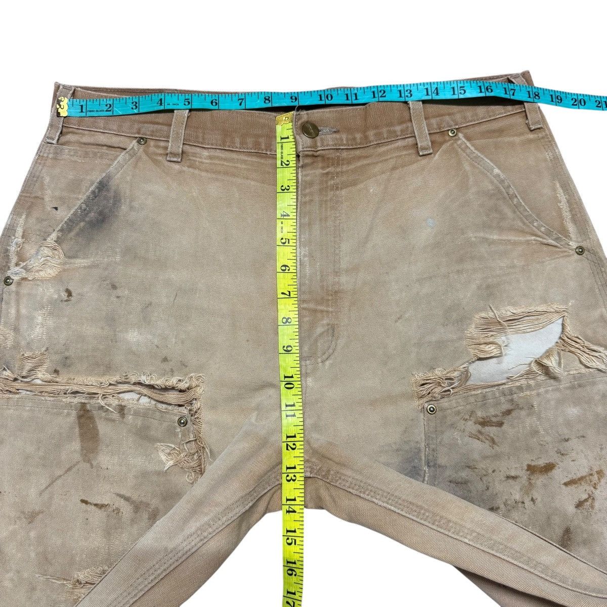 Carhartt Vintage Carhartt Thrashed Double Knee Carpenter Pants Size US 36 / EU 52 - 19 Thumbnail