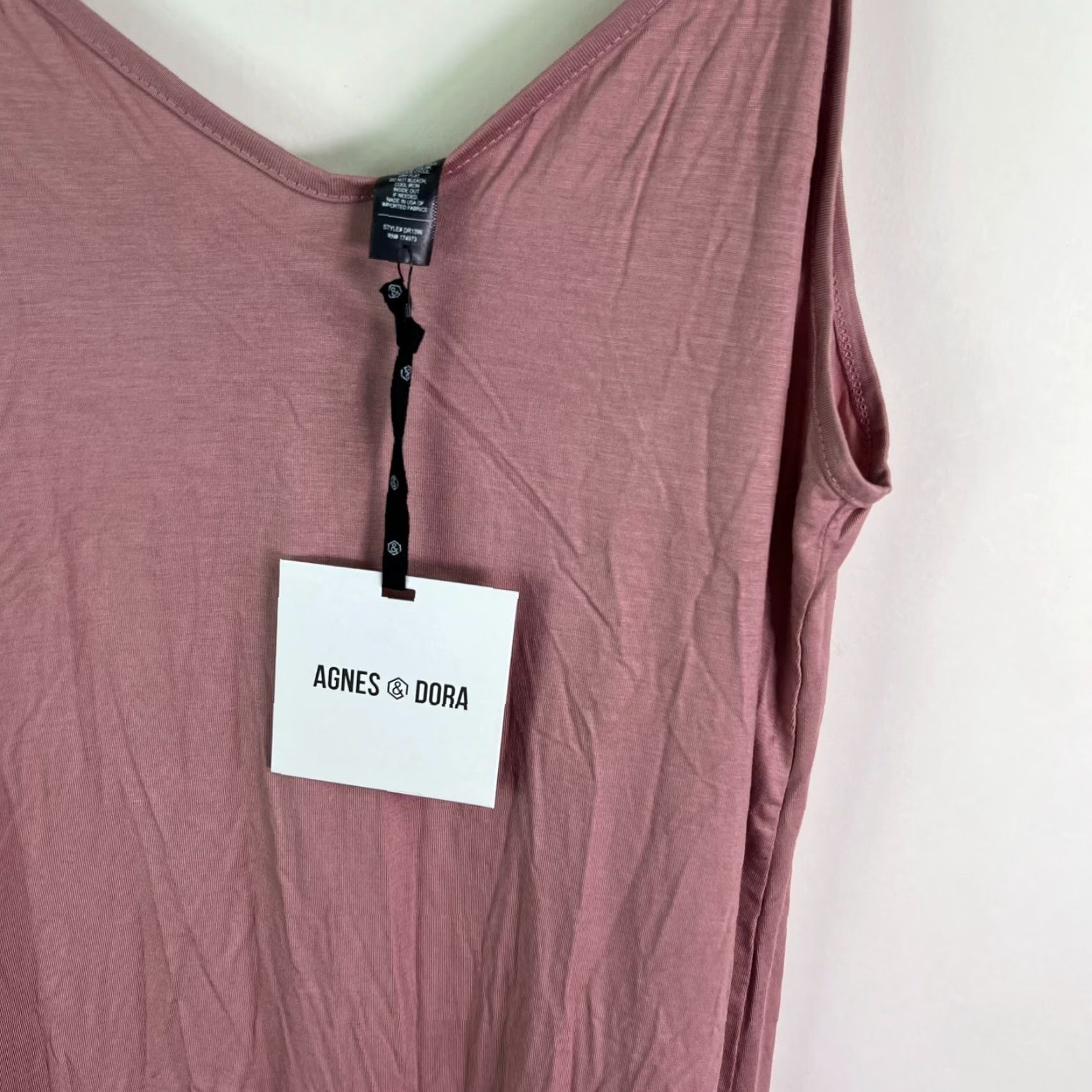 Vintage VINTAGE Agnes & Dora Slip Dress Womens Size L 12-14 Bohemian Pink Midi Sleeveless Size L / US 10 / IT 46 - 2 Thumbnail