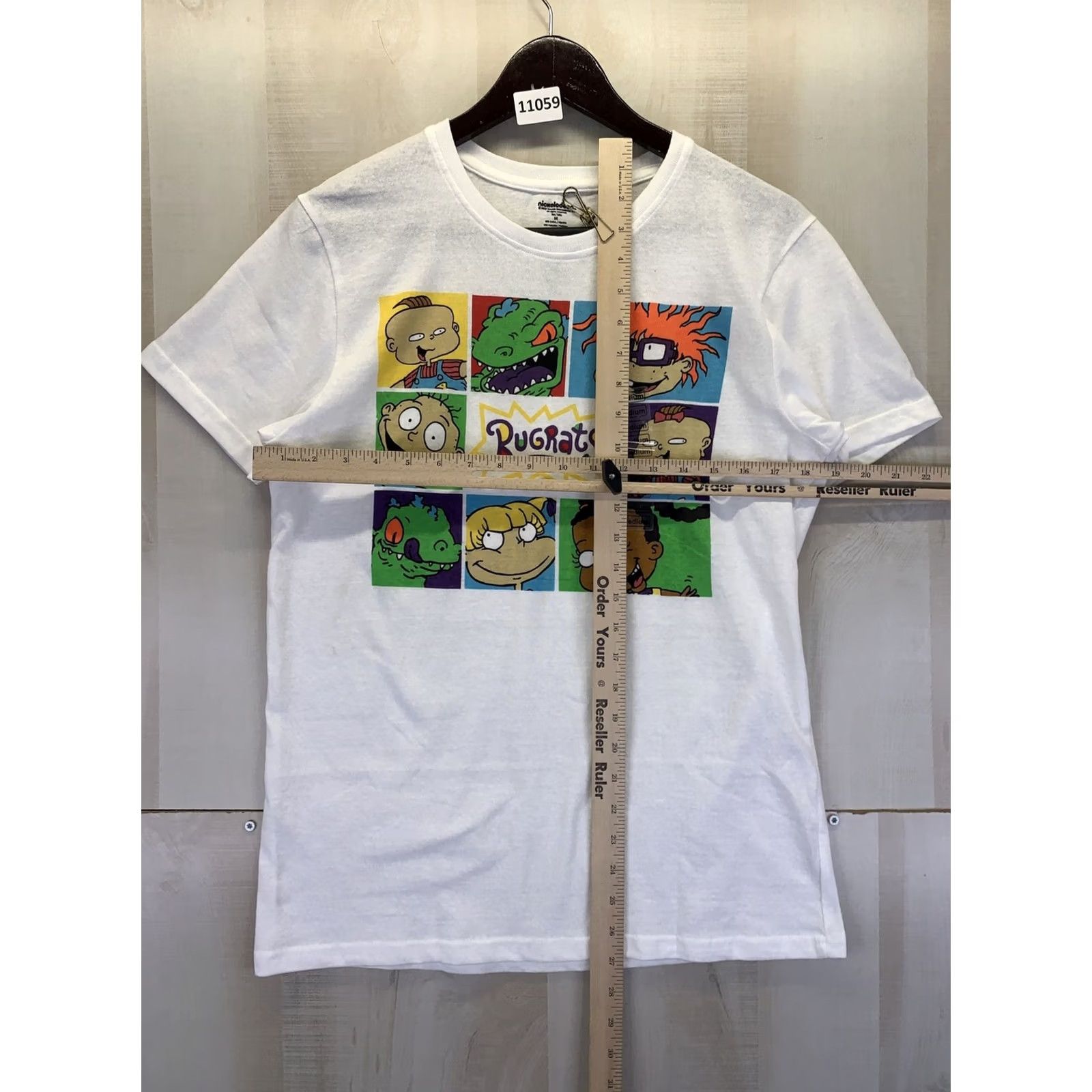 Nickelodeon Nickelodeon Rugrats Graphic T Shirt Unisex Adults M White Cotton Blend Crew Neck Short Sleeve NWD-11059 Size M / US 6-8 / IT 42-44 - 6 Thumbnail