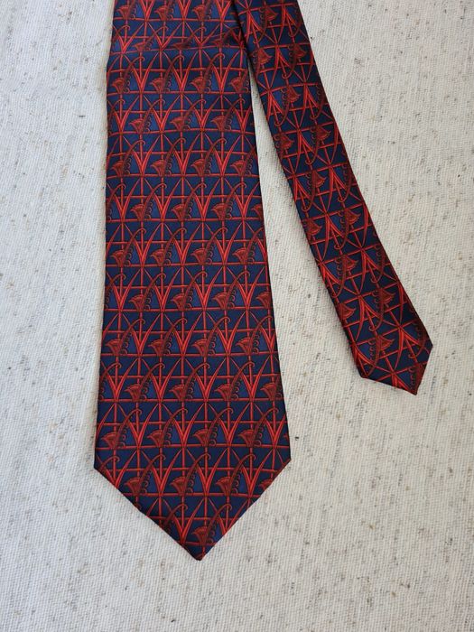 lanvin silk tie