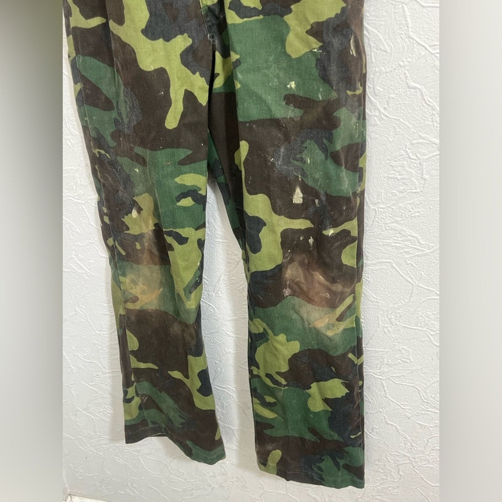 Liberty Vintage Liberty Coveralls Camouflage Mens XL 36x30 Made USA Size US XL / EU 56 / 4 - 3 Thumbnail