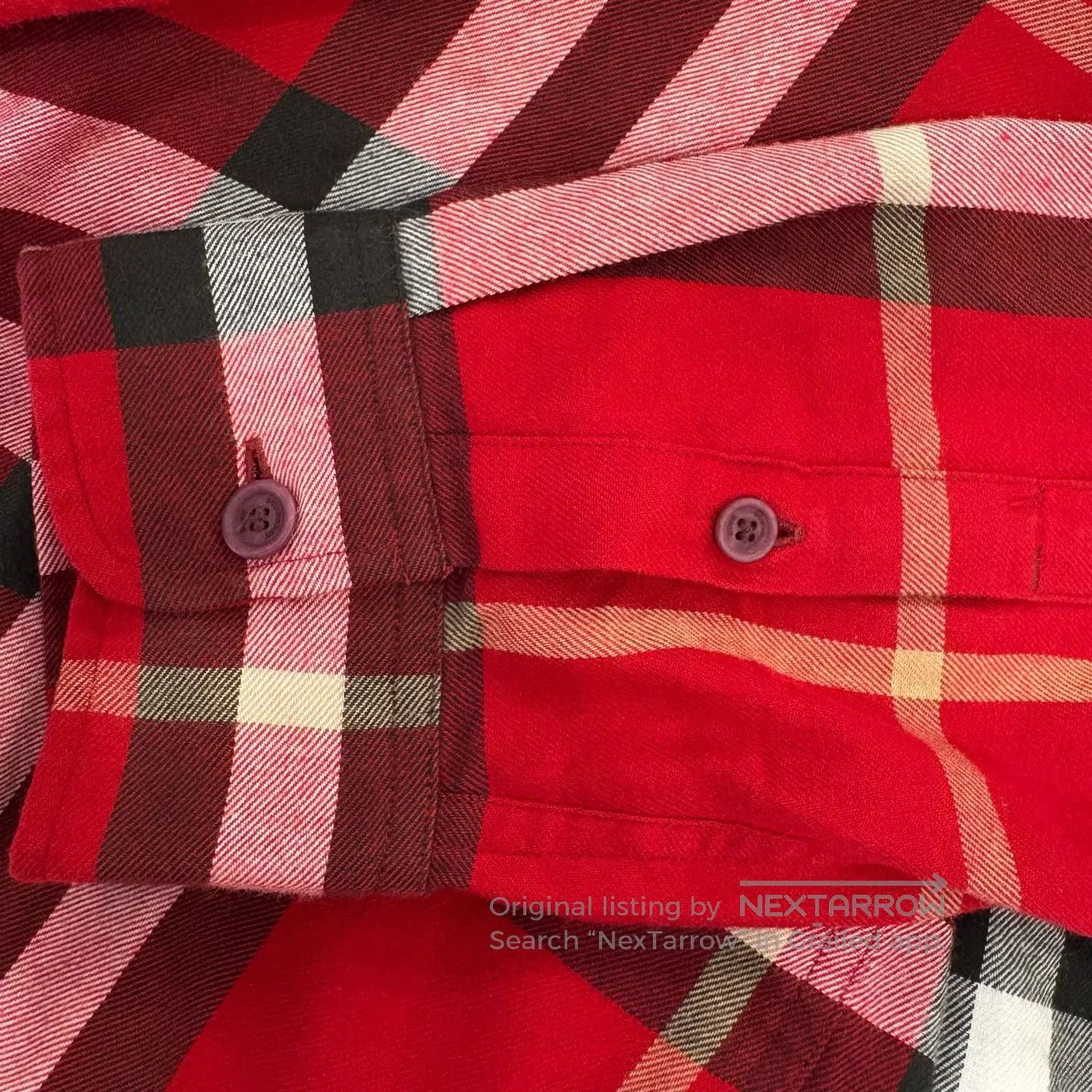 Burberry Burberry Checkered Full-Print Pointed Collar Single-Button Size US M / EU 48-50 / 2 - 7 Thumbnail