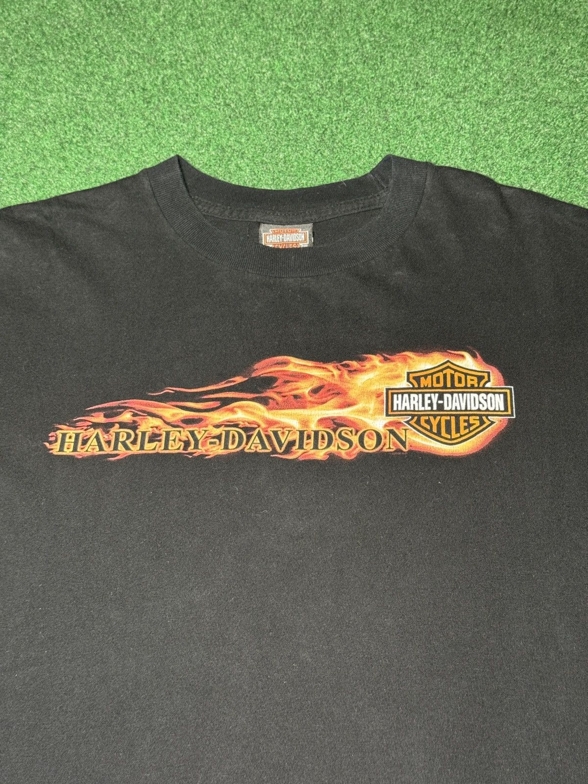 Harley Davidson Y2K Harley Davidson Flame Large Biker Twin Cities T Shirt Size US L / EU 52-54 / 3 - 2 Thumbnail