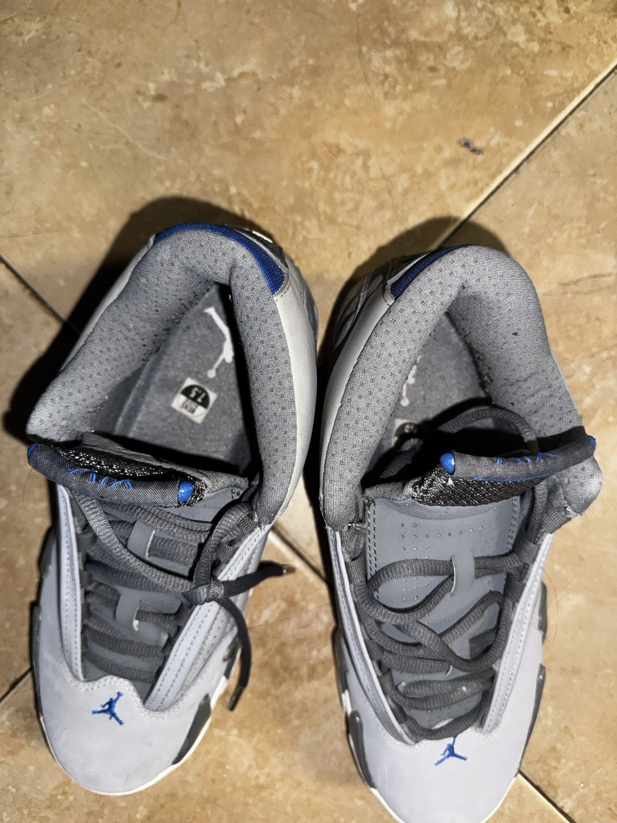 Jordan Brand JORDAN RETRO 14s WOLF GREY/ BLUE/ WHITE in 7.5m Size US 7.5 / EU 40-41 - 9 Thumbnail