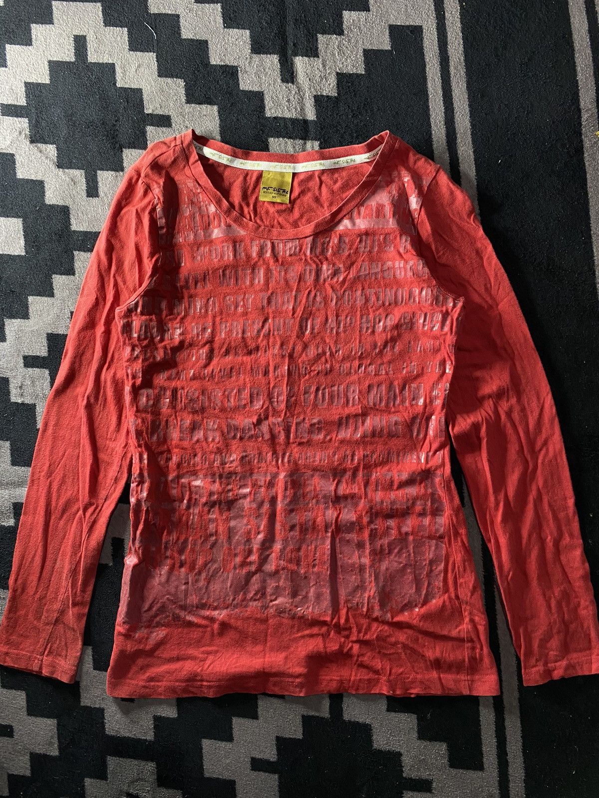 Hysteric Glamour × Japanese Brand Sexy hip hop divas poem longsleeve tshirt Size US M / EU 48-50 / 2 - 1 Thumbnail