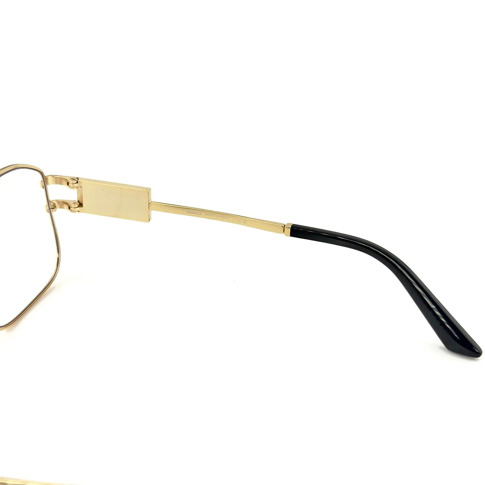Versace VERSACE VE1302 1302 Gold Aviator Eyeglasses Optical Frame Size ONE SIZE - 7 Thumbnail