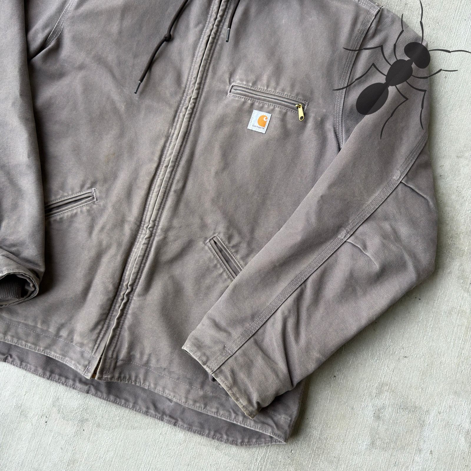 Carhartt × Vintage Carhartt WOMENS WJ141 light brown sierra work wear jacket Size US M / EU 48-50 / 2 - 4 Thumbnail